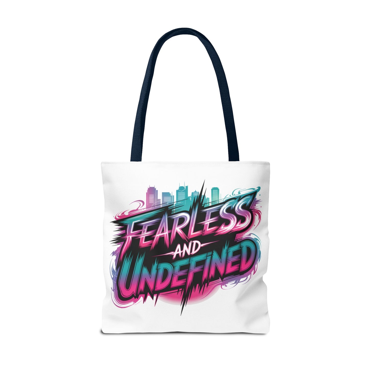 Custom Name Tote Bag | Fearless and Undefined Design | K-Pop Inspired Gift for Fans | Personalized Bold Aesthetic Bag | Trendy Streetwear Tote