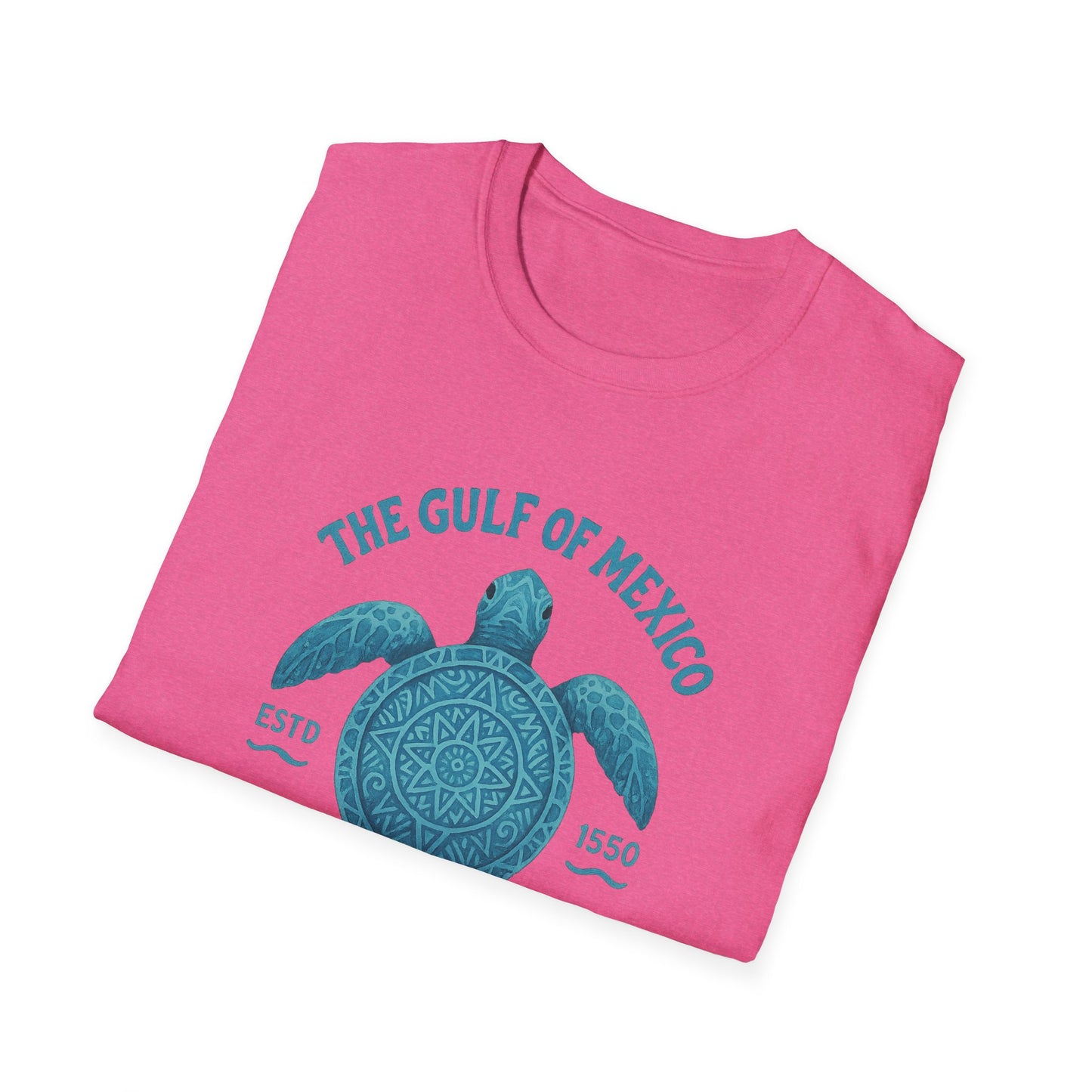 Gulf of Mexico Watercolor Sea Turtle T-Shirt - Ocean Wildlife Tee - Nature Lover Gift - Summer Beach Top - Coastal Art Graphic Tee