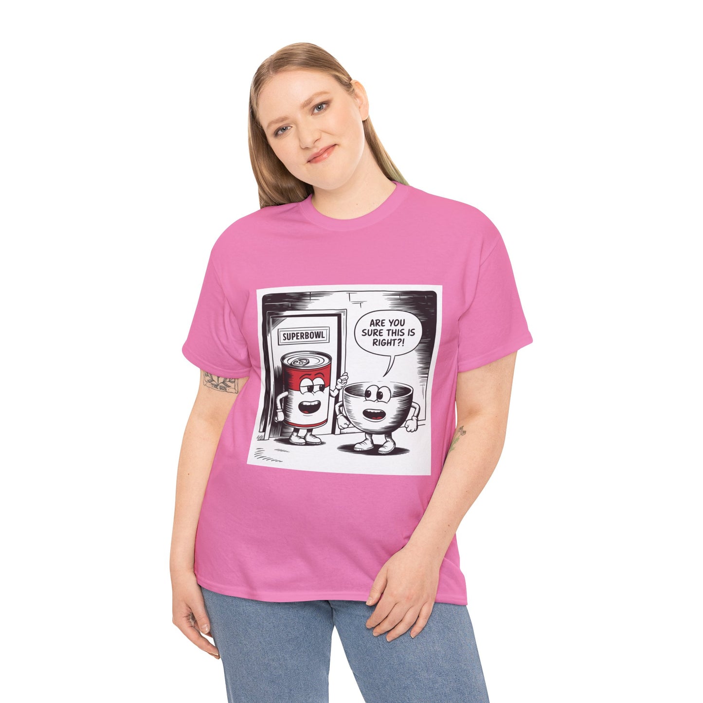 Comic Unisex Tee - Superbowl Design