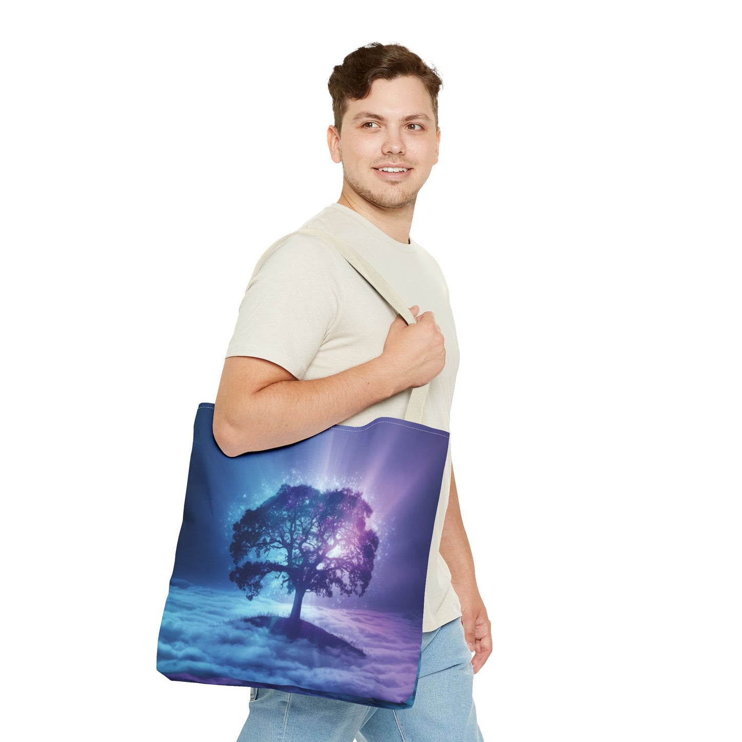 Tree Clouds Tote Bag