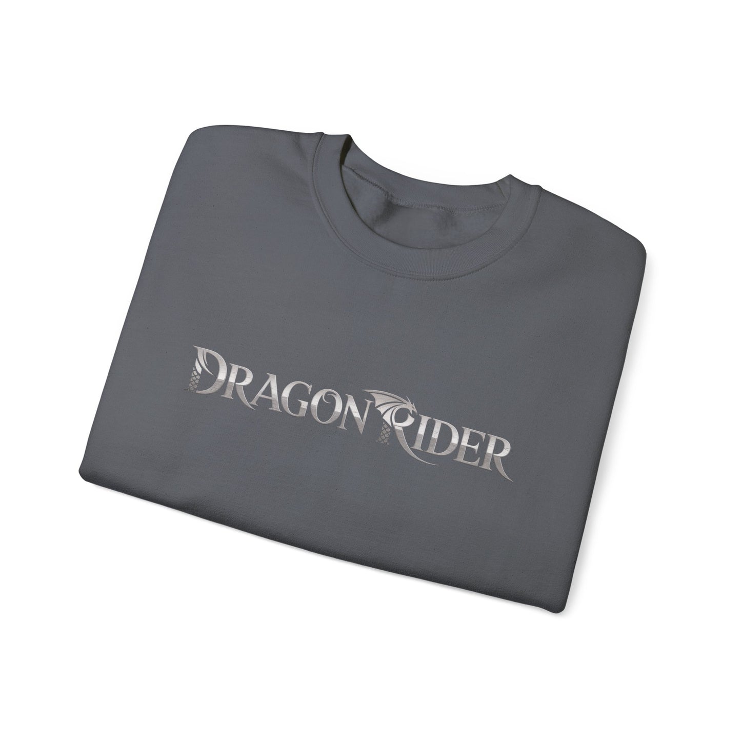 Dragon Rider Sweatshirt | Unisex Fantasy Gamer Crewneck | Nerdy Cozy Mythical Gift | Medieval Dragon Pullover | Geek Cosplay Style
