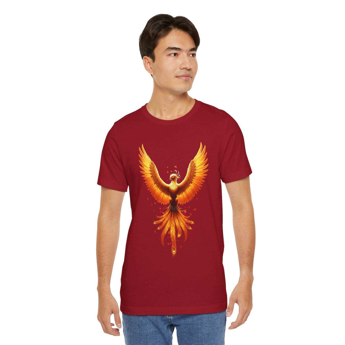Phoenix Rising Shirt • Fiery Phoenix Graphic Tee • Rebirth Transformation Myth Shirt • Firebird Art Tee • Unisex Gift Tee XS‑5XL