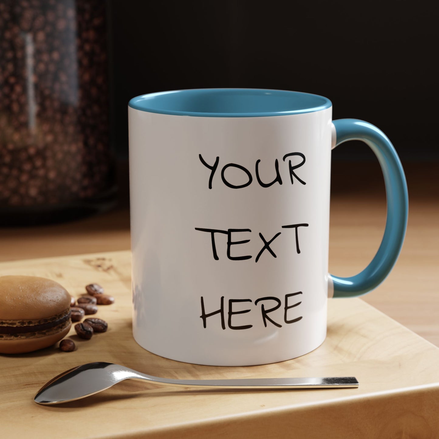 Personalized Teacher Mug, Best Teacher Ever Gift, Custom Educator Coffee Cup, 3D Gold Balloon Design, Teacher Appreciation Present