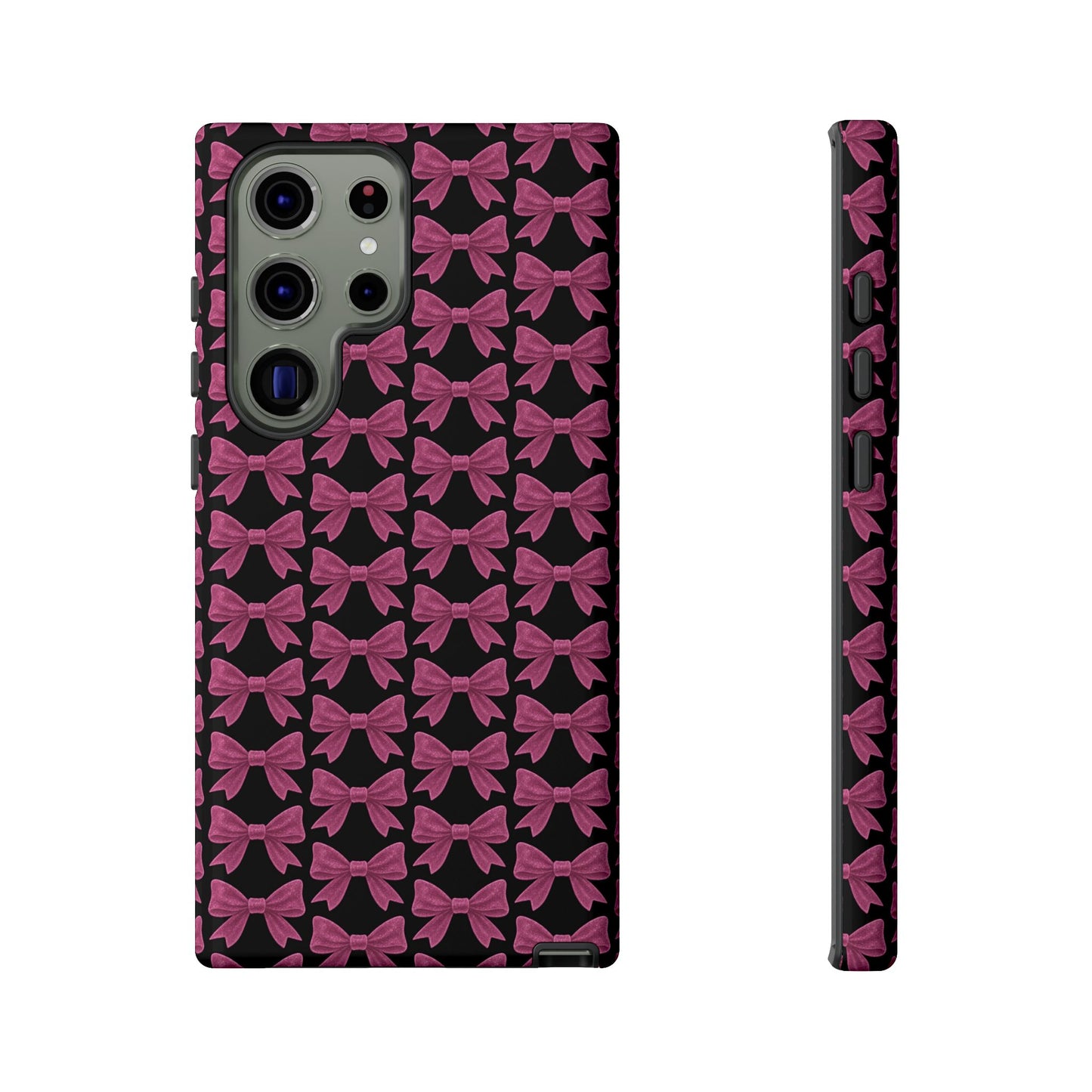 Pink Bow Samsung Case Coquette Aesthetic Phone Cover Cute Girly Phone Case Glossy Y2K Accessory Kawaii Samsung Case Gift