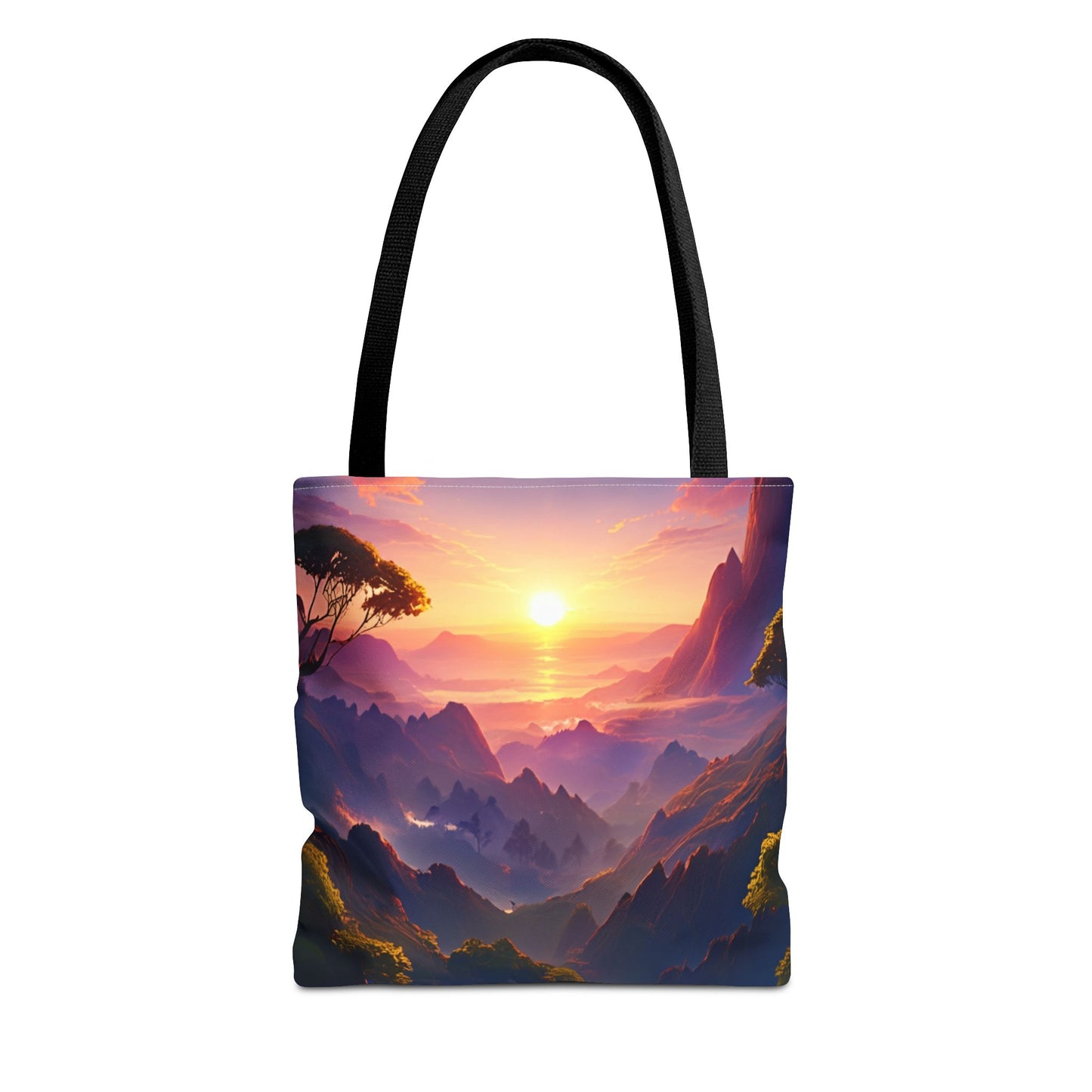 Sunset Landscape Tote Bag