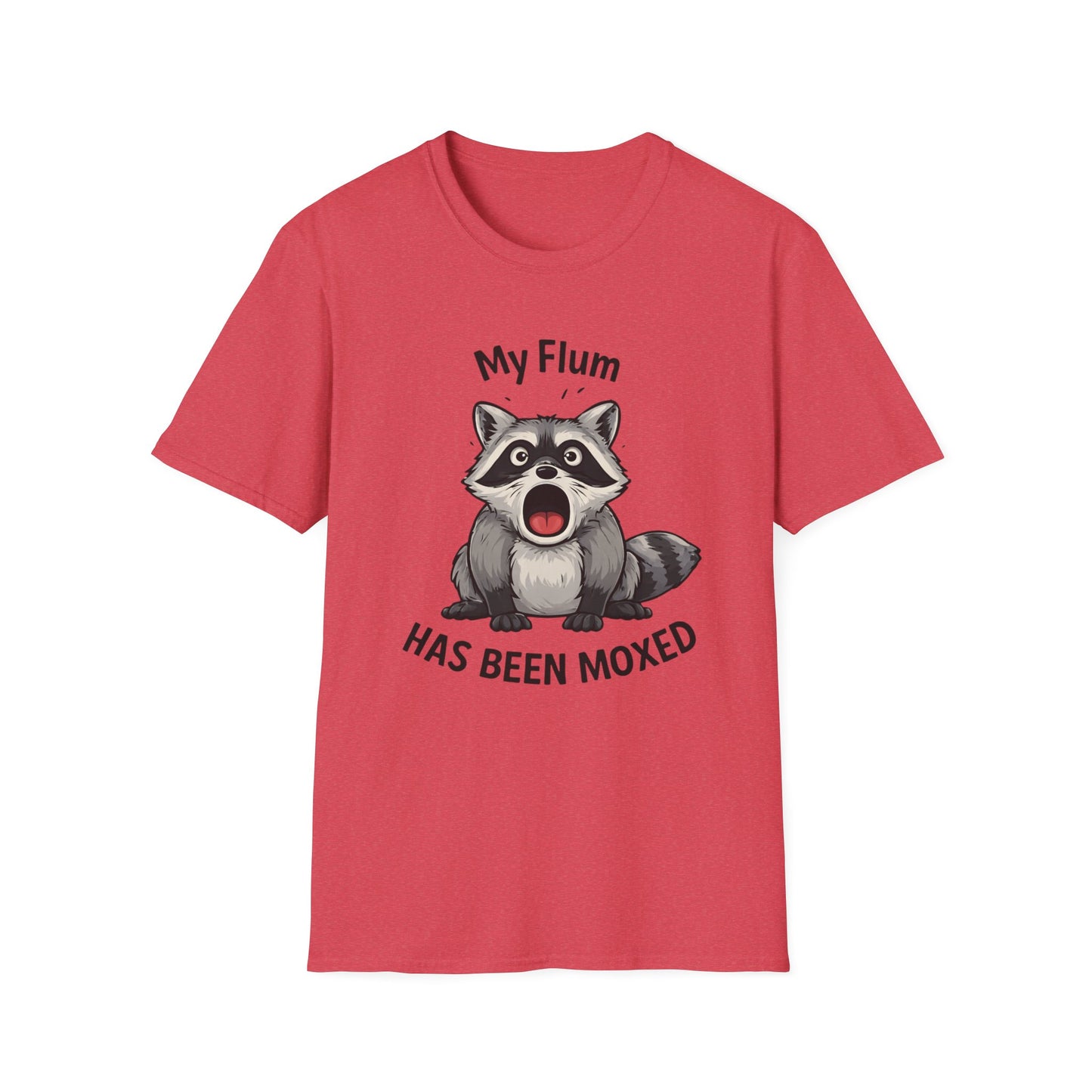 My Flum Has Been Moxed Shirt, Funny Raccoon T Shirt, Flummoxed Word Play Tee, Cute Shocked Raccoon Graphic Tee, Sarcastic Humor Shirt Gift