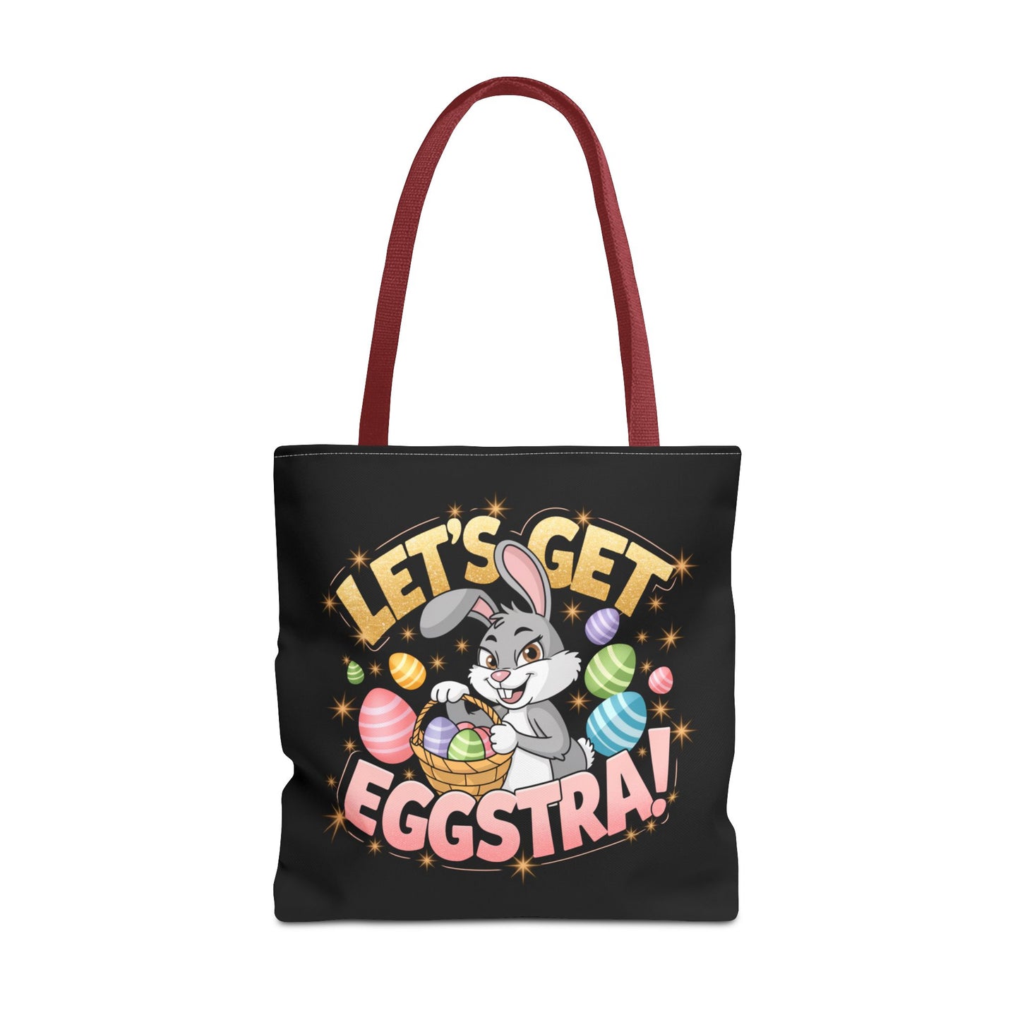 Easter Bunny Tote Bag - 'Leg's Get Eggstra'