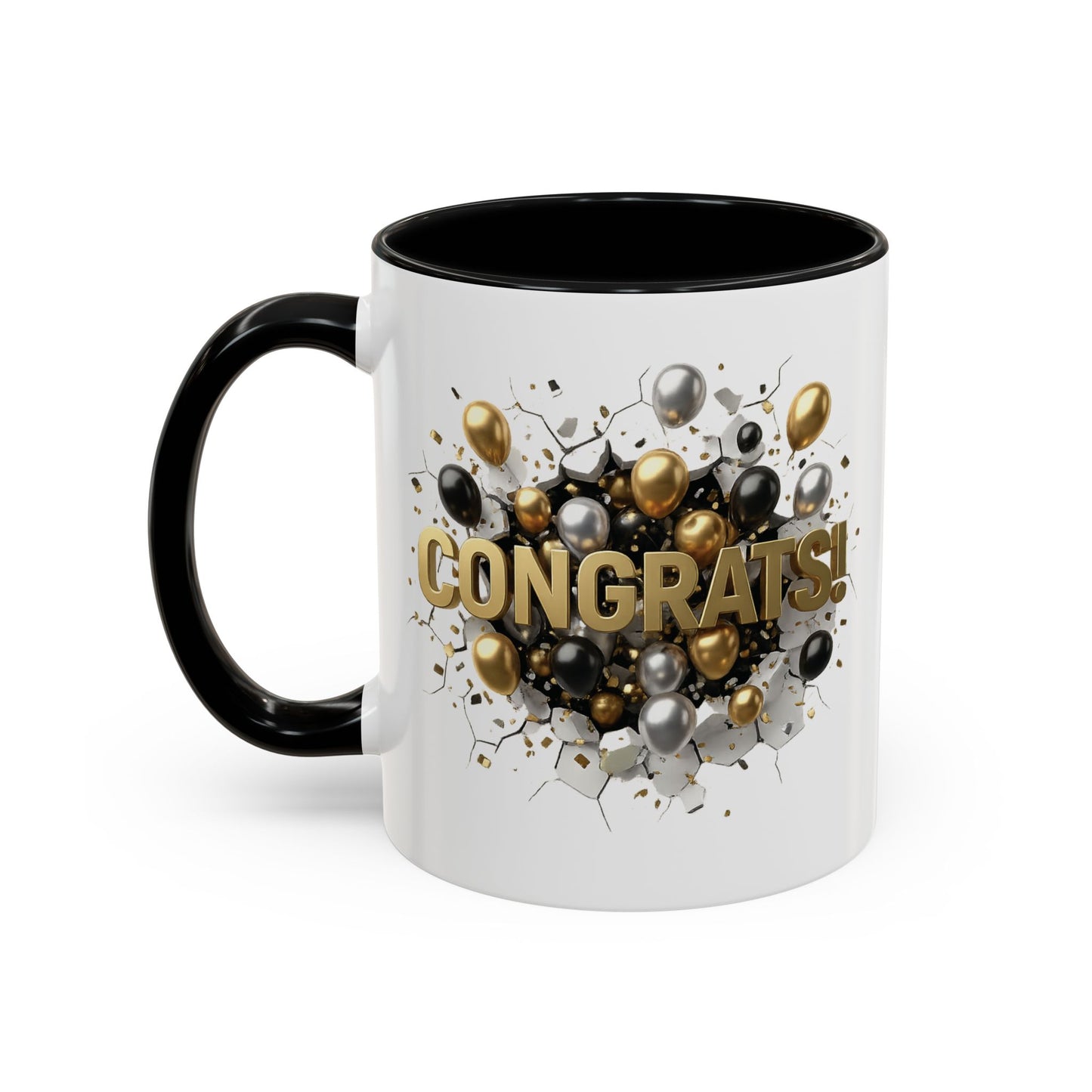 Personalized Congrats Mug, Custom Graduation Gift, Promotion Coffee Cup, New Dad Present, Teacher Appreciation Gift, Custom Name Cups