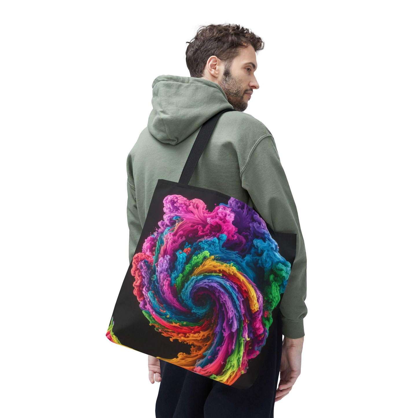 Colorful Swirl Tote Bag