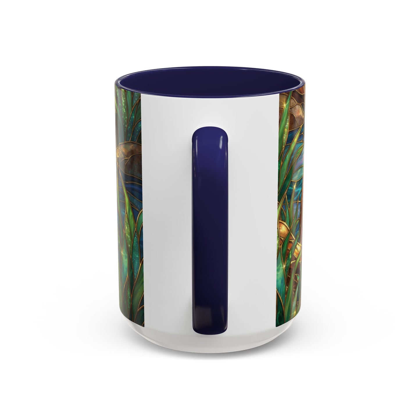 Capybara Coffee Mug, Stained Glass Capybara Mug, Cute Animal Art Mug, Nature Lover Gift, Unique Ceramic Coffee Cup, 11oz 15oz Wildlife Mug