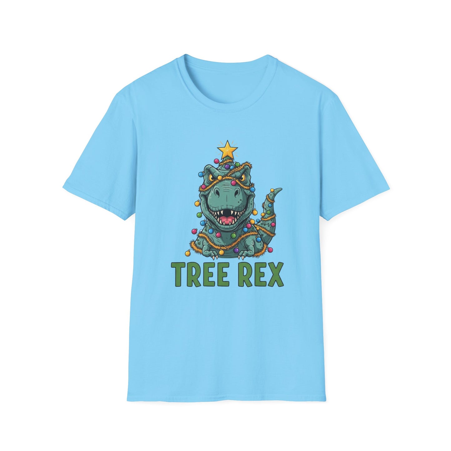 Tree Rex T-Shirt, Dinosaur Christmas Tee, Funny Holiday Dino Shirt, Tree Rex Dinosaur Xmas Graphic Tee, Cute Winter Gift Tee