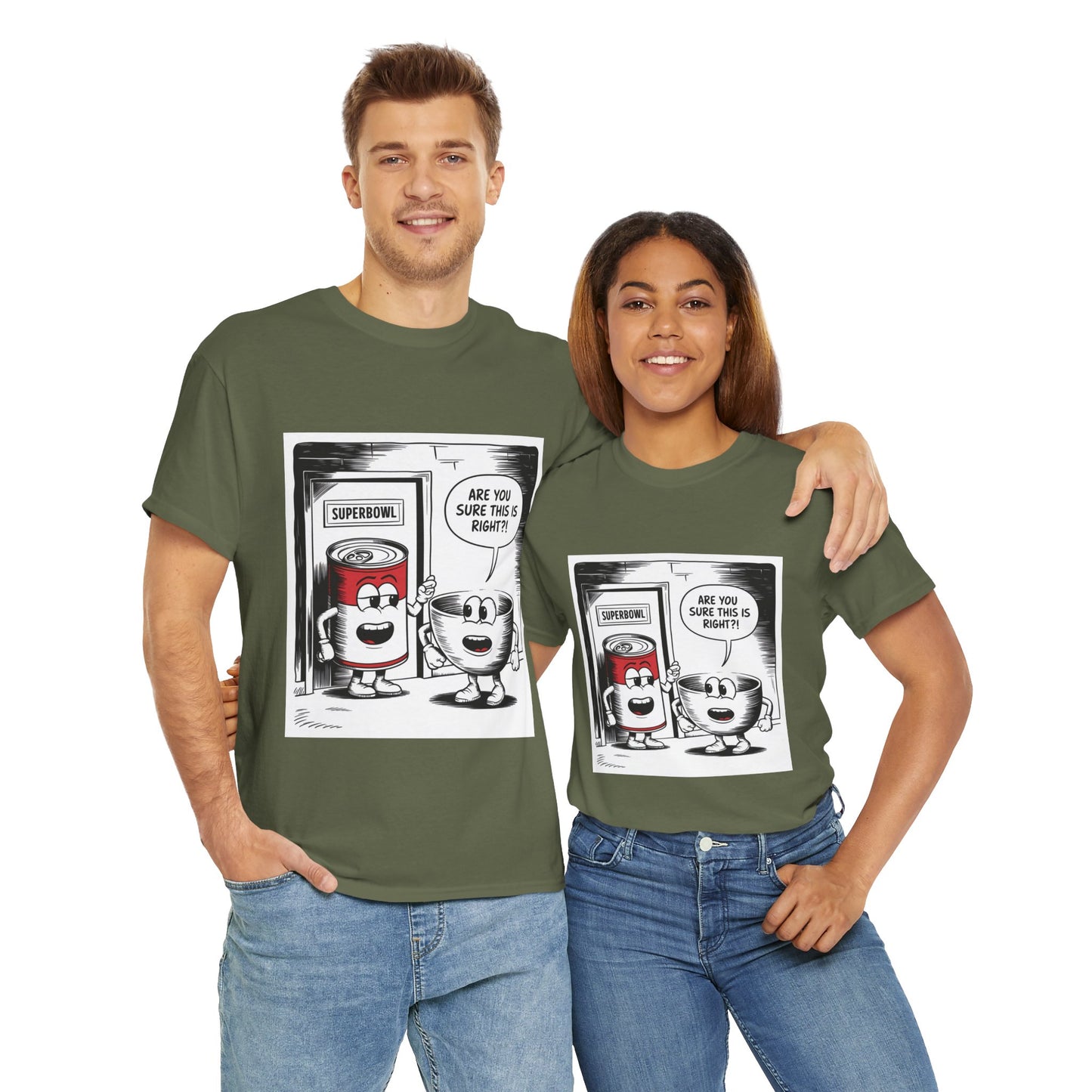 Comic Unisex Tee - Superbowl Design