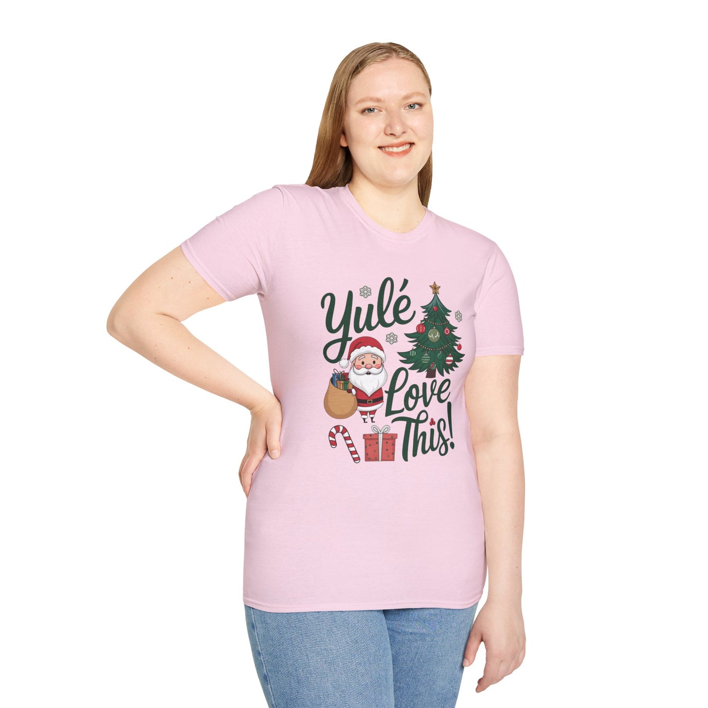 Yulé Love This Christmas T-Shirt, Funny Santa Holiday Tee, Cute Pun Xmas Shirt, Festive Unisex Top, Fun Gift For Friends And Family