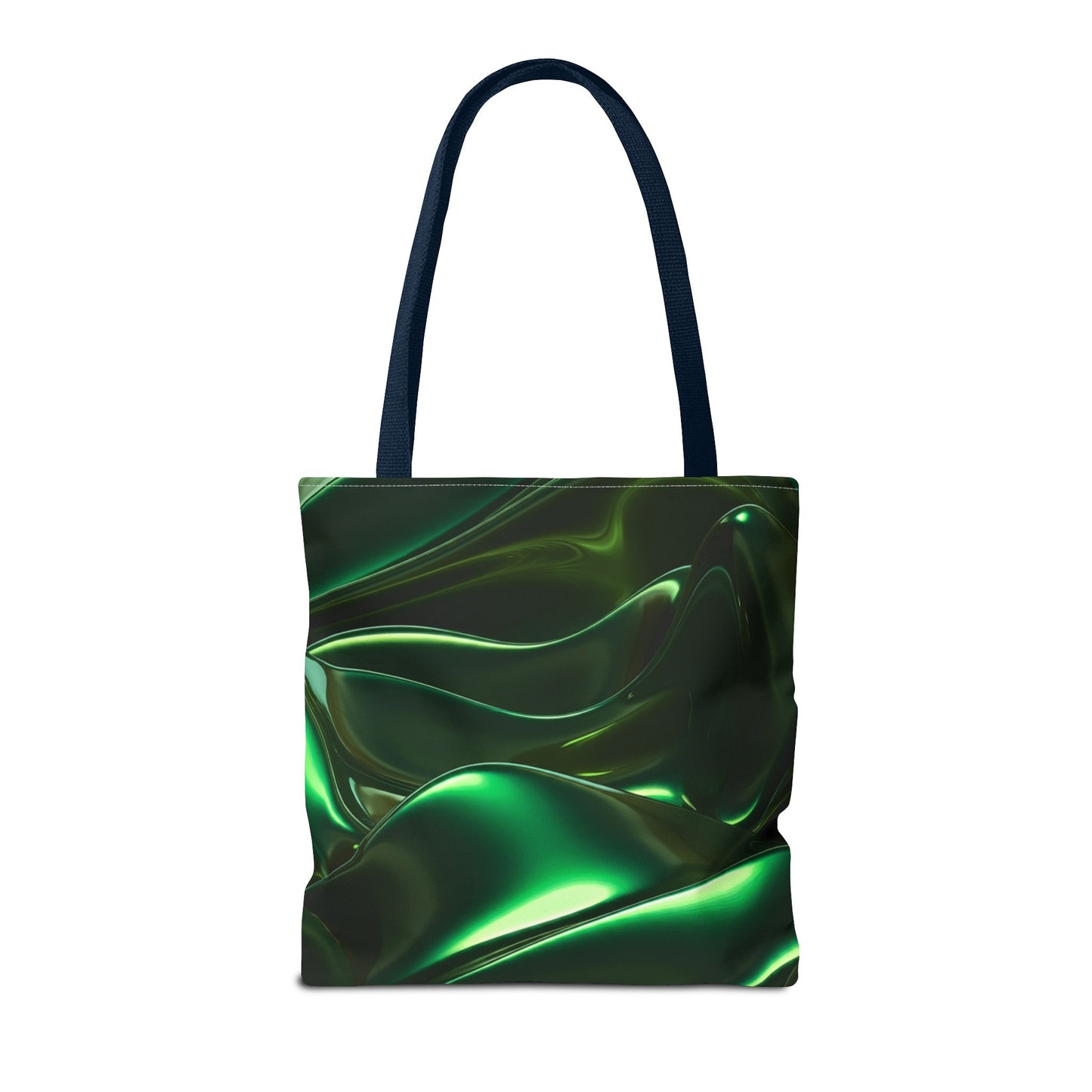 Green Metallic Tote Bag