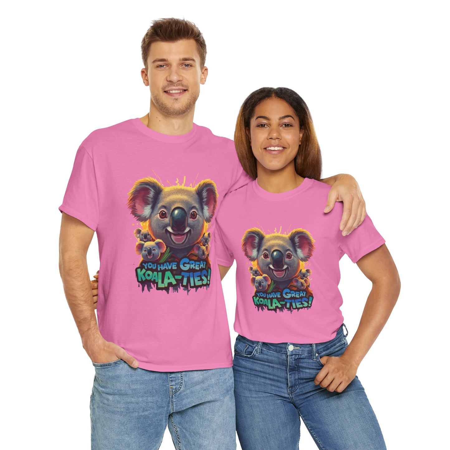 You Have Great Koala‑ties Tee – Cute Koala Pun T‑Shirt, Animal Lover Gift, Funny Wildlife Graphic, Unisex Casual Tee