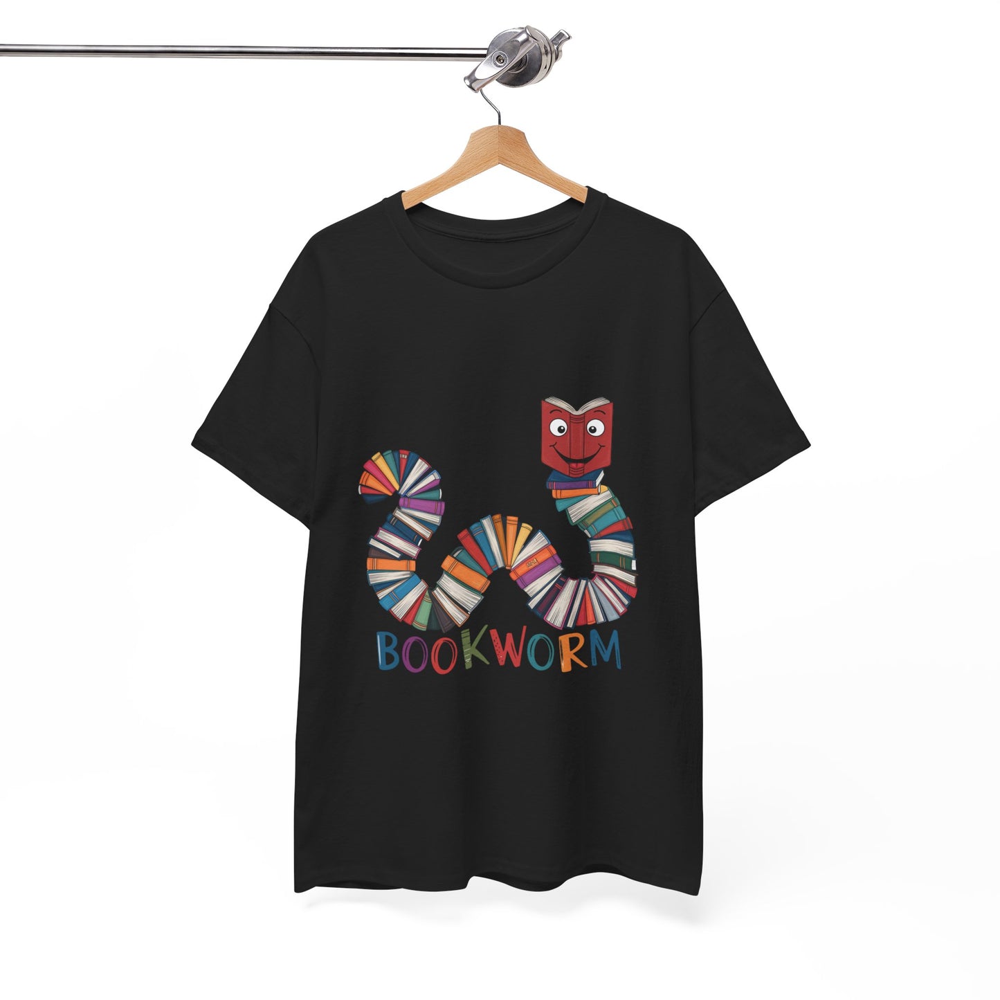 Cute Bookworm Shirt – Funny Reading Lover Tee – Teacher Gift – Kids Book Tee – Unisex Book Nerd Shirt – Book Club Graphic T-Shirt