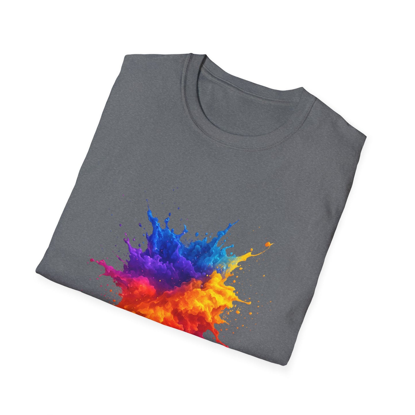 Color Burst Paint Splash Shirt – Vibrant Abstract Art Tee for Creatives & Color Lovers Colorful Apparel