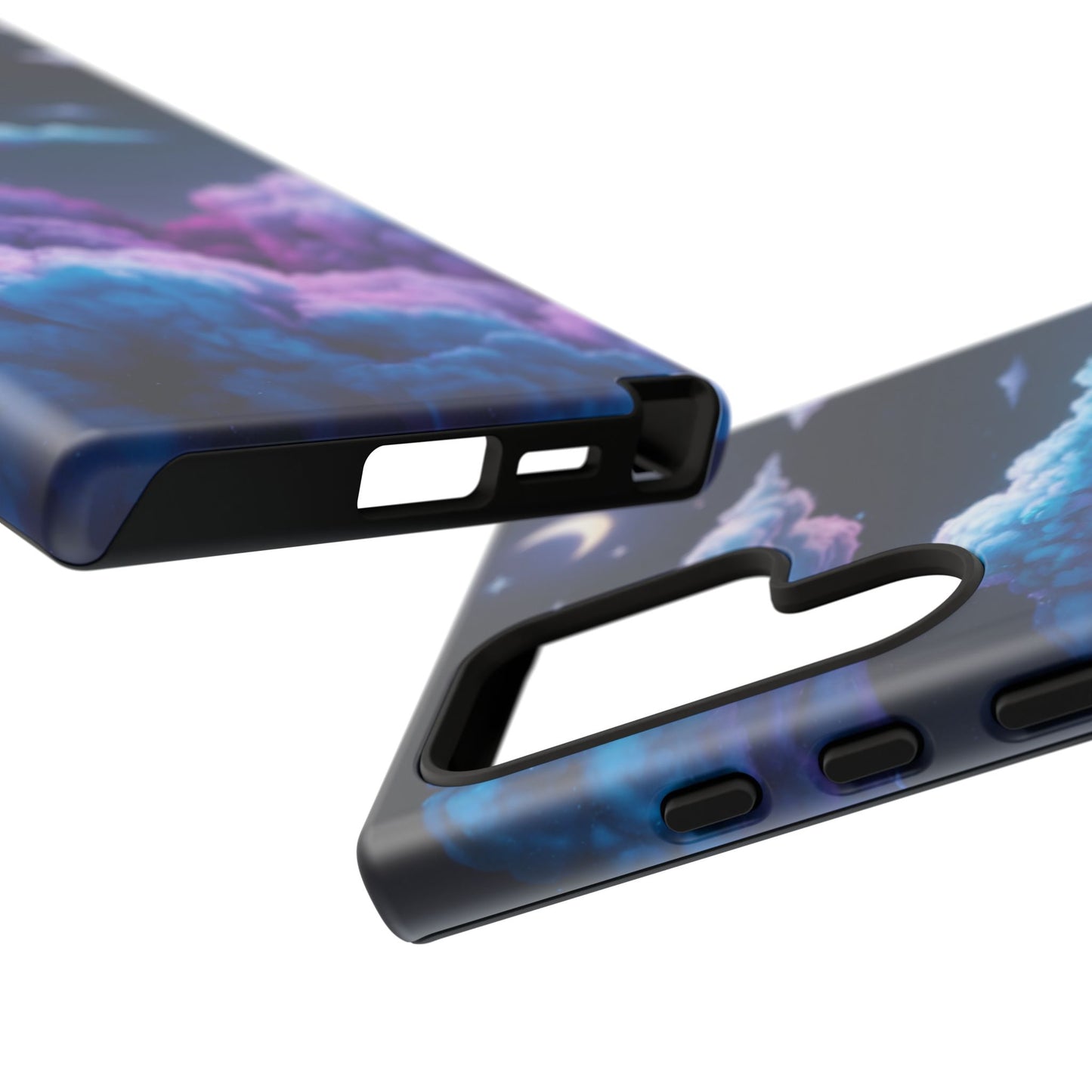 Dreamy Clouds & Moon Tough Samsung Galaxy Case