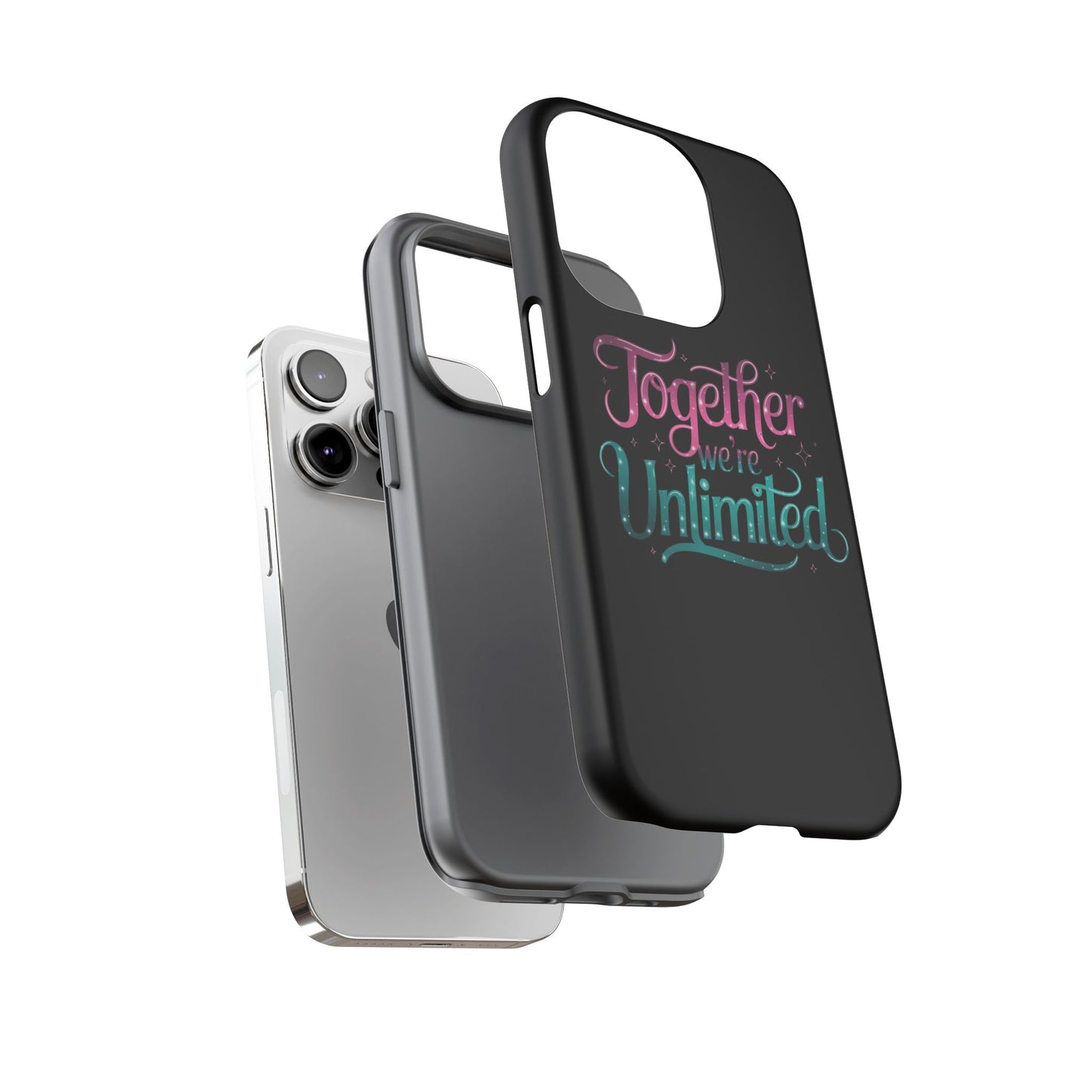 iPhone Case with Musical Quote Together We're Unlimited Musical Phone Case