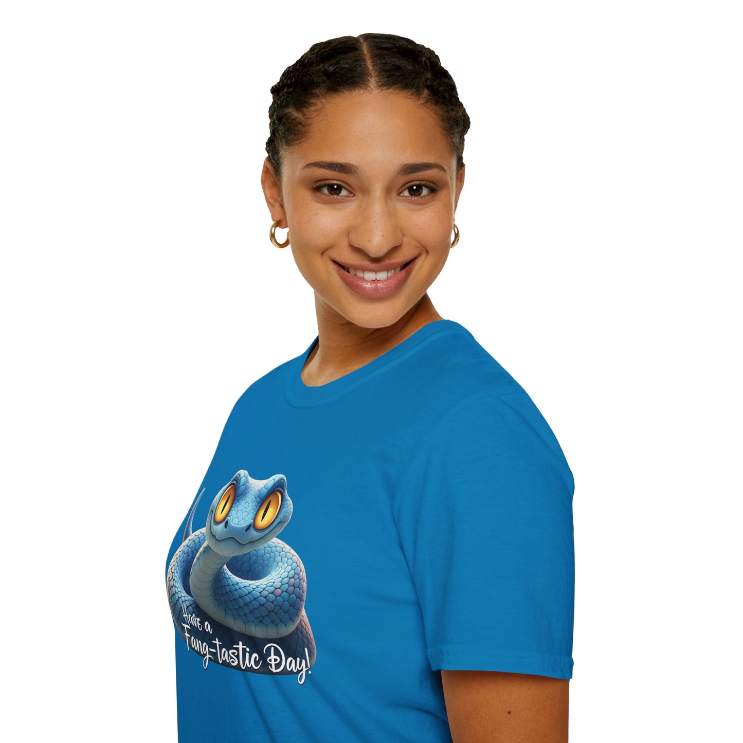 Have A Fang-tastic Day Snake T-Shirt, Funny Reptile Tee, Cute Snake Lover Gift, Animal Pun Shirt, Humor Top For Her Or Him
