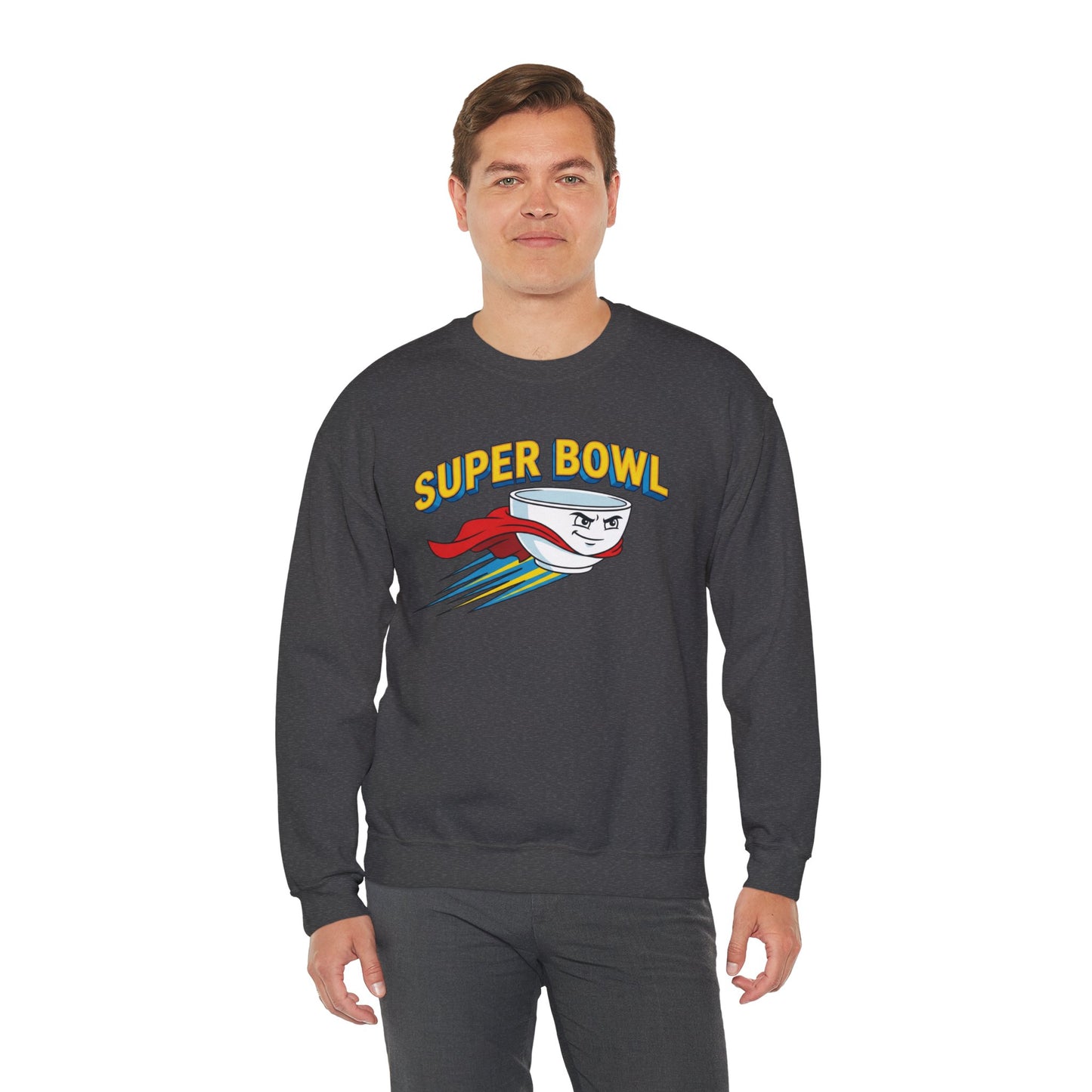Super Bowl Sweatshirt, Funny Super Bowl Shirt, Football Party Sweatshirt, Game Day Crewneck, Bowl Pun Sweatshirt, Unisex Graphic Crew