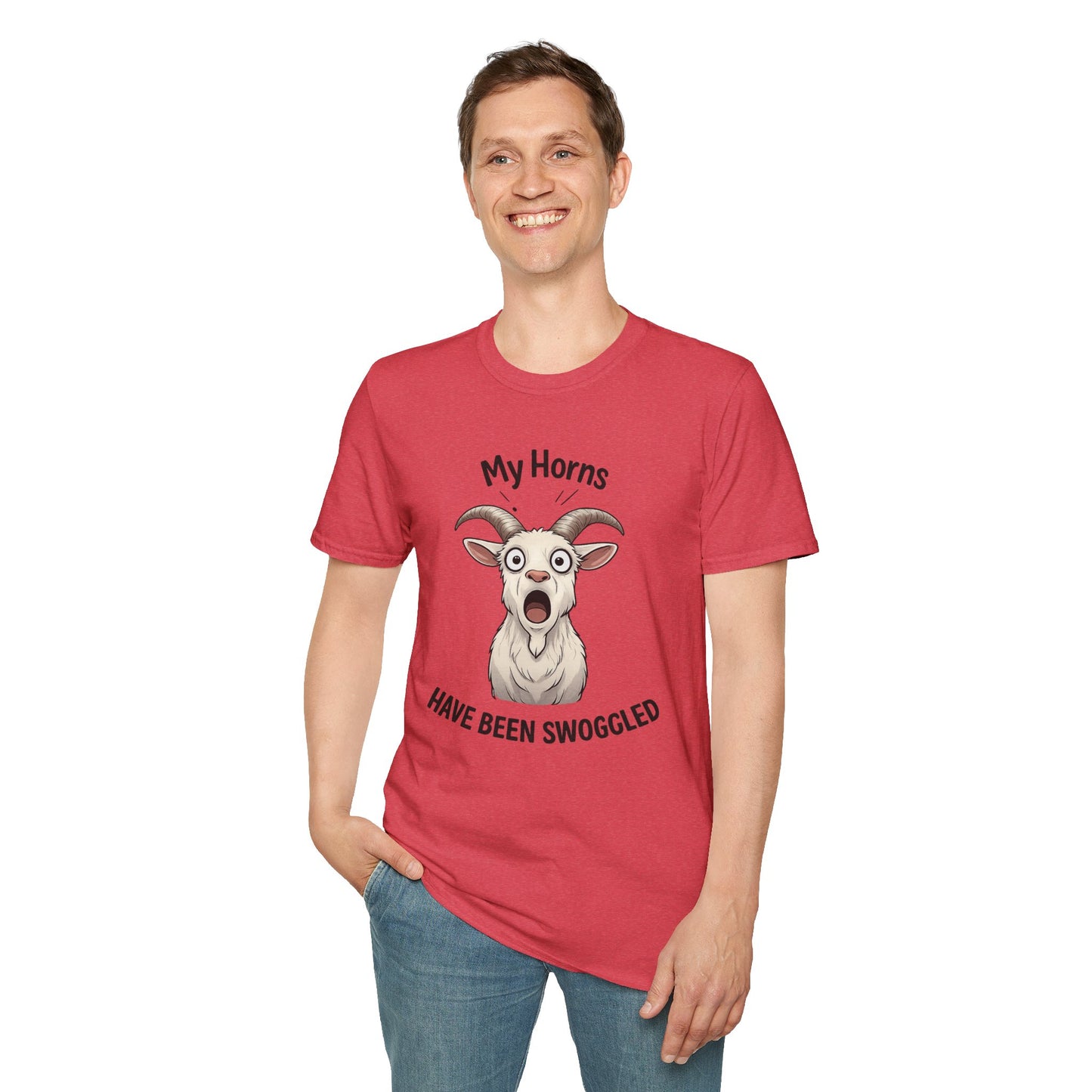 Funny Goat Shirt, Hornswoggled Shirt, My Horns Have Been Swoggled, Goat Pun T Shirt, Animal Humor Tee, Silly Wordplay Shirt