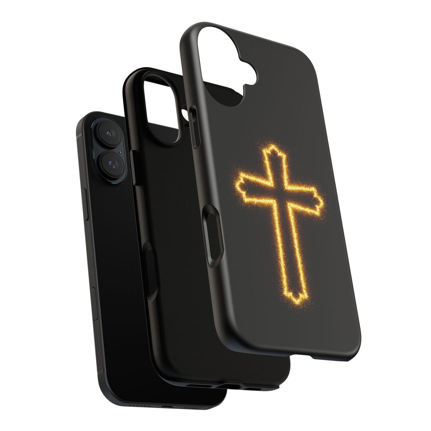 Glowing Cross Phone Case - Faith-Inspired Tough Cases