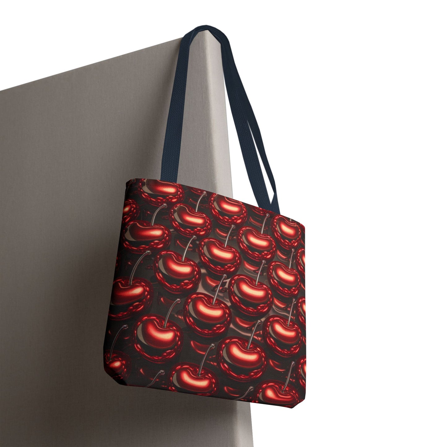 Cherry Tile Tote Bag