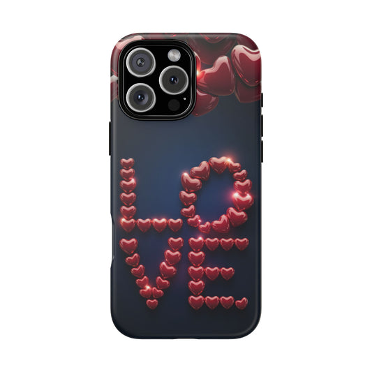 iPhone Case - Love Hearts Design