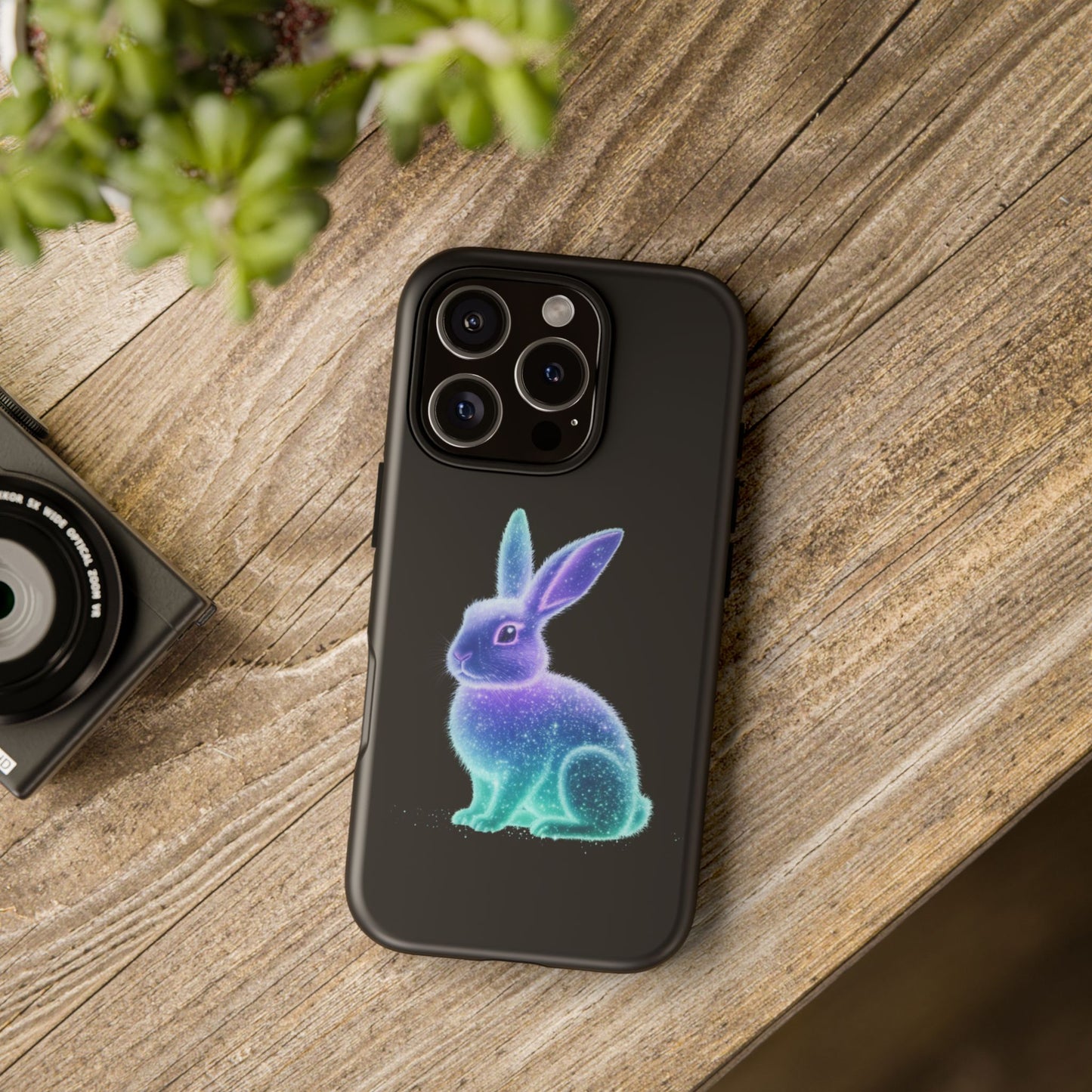 iPhone Case - Bioluminescent Easter Bunny Design