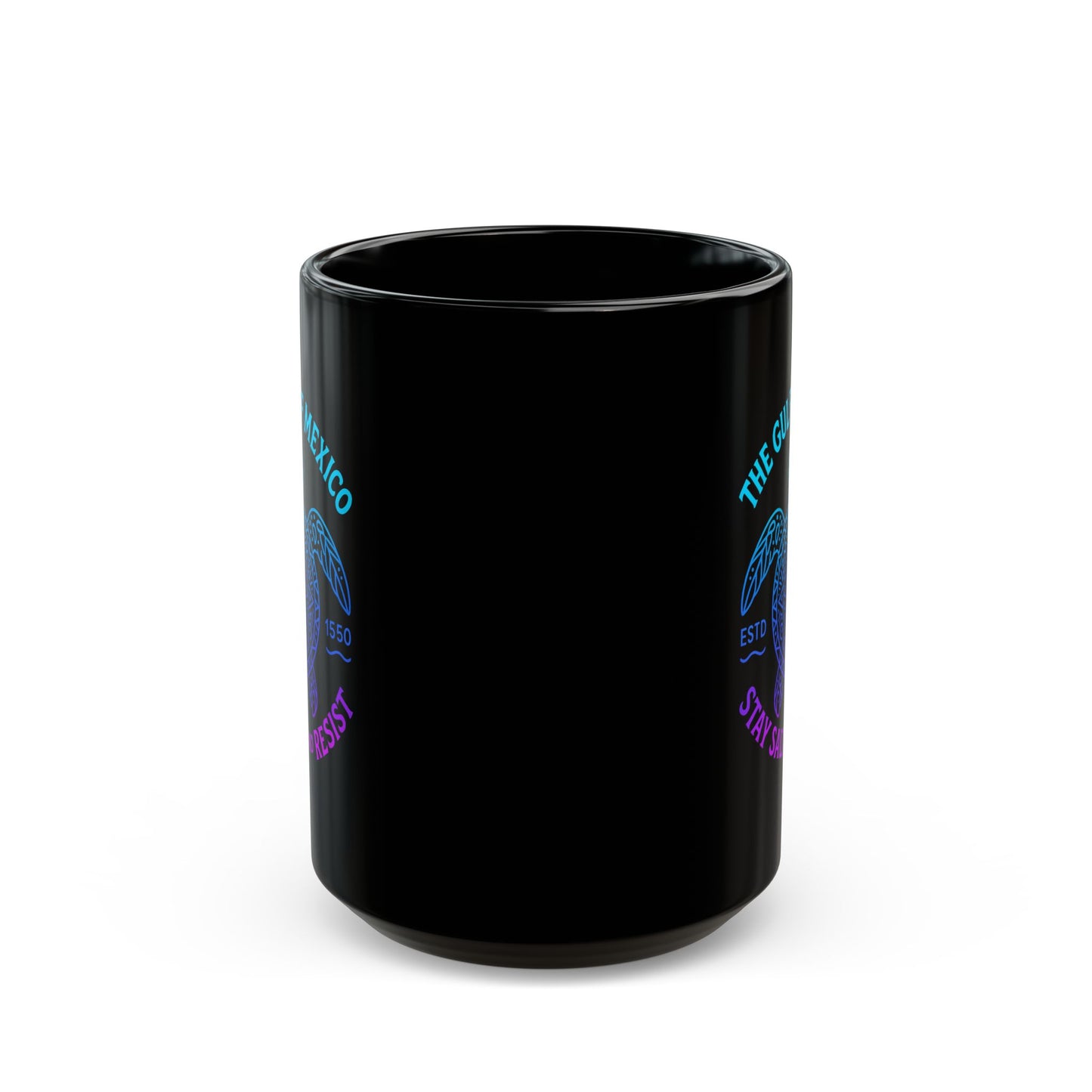 Gulf of Mexico Sea Turtle Mug - Stay Salty and Resist - Ocean Conservation Gift - Coastal Pride Coffee Cup - Nautical Vibes