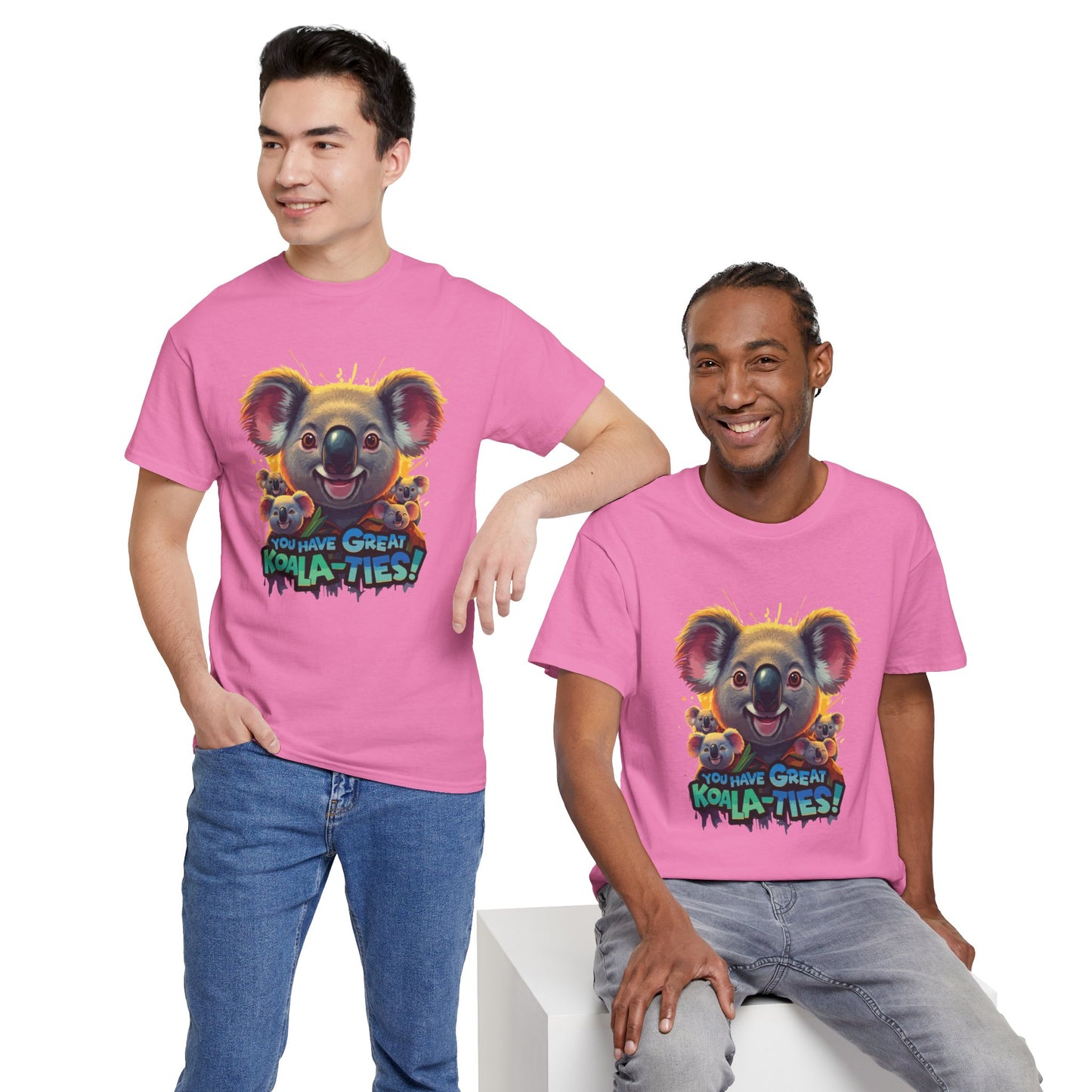 You Have Great Koala‑ties Tee – Cute Koala Pun T‑Shirt, Animal Lover Gift, Funny Wildlife Graphic, Unisex Casual Tee