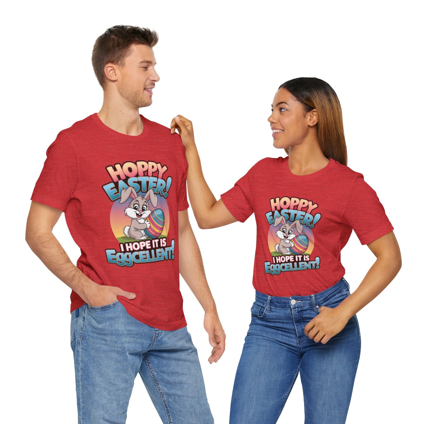 Happy Easter Unisex Tee Easter Shirt Easter Bunny T Shirt Easter Apparel Easter Bunny Outfit