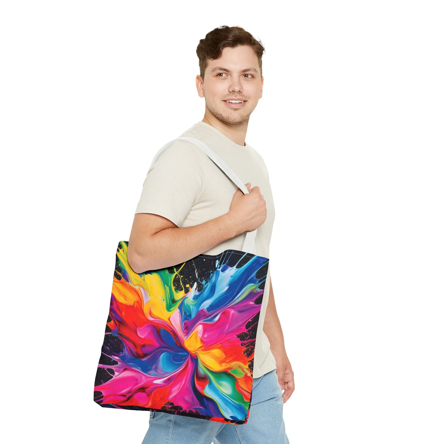 Vibrant Splash Tote Bag