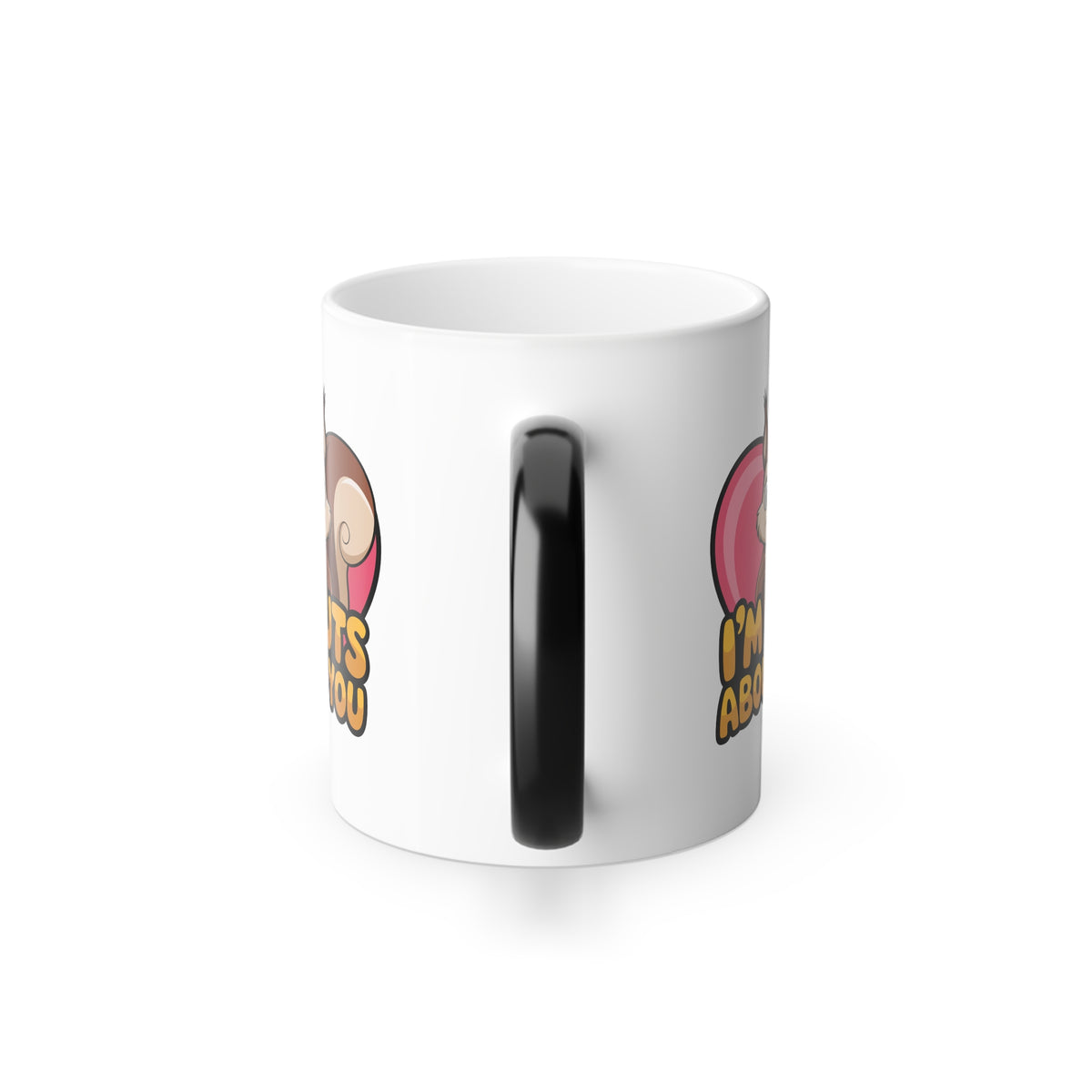 Im Nuts About You Mug, Color Changing Mug, Funny Squirrel Coffee Mug, Valentine Gift For Her Him, Cute Love Mug, Heat Reveal Cup