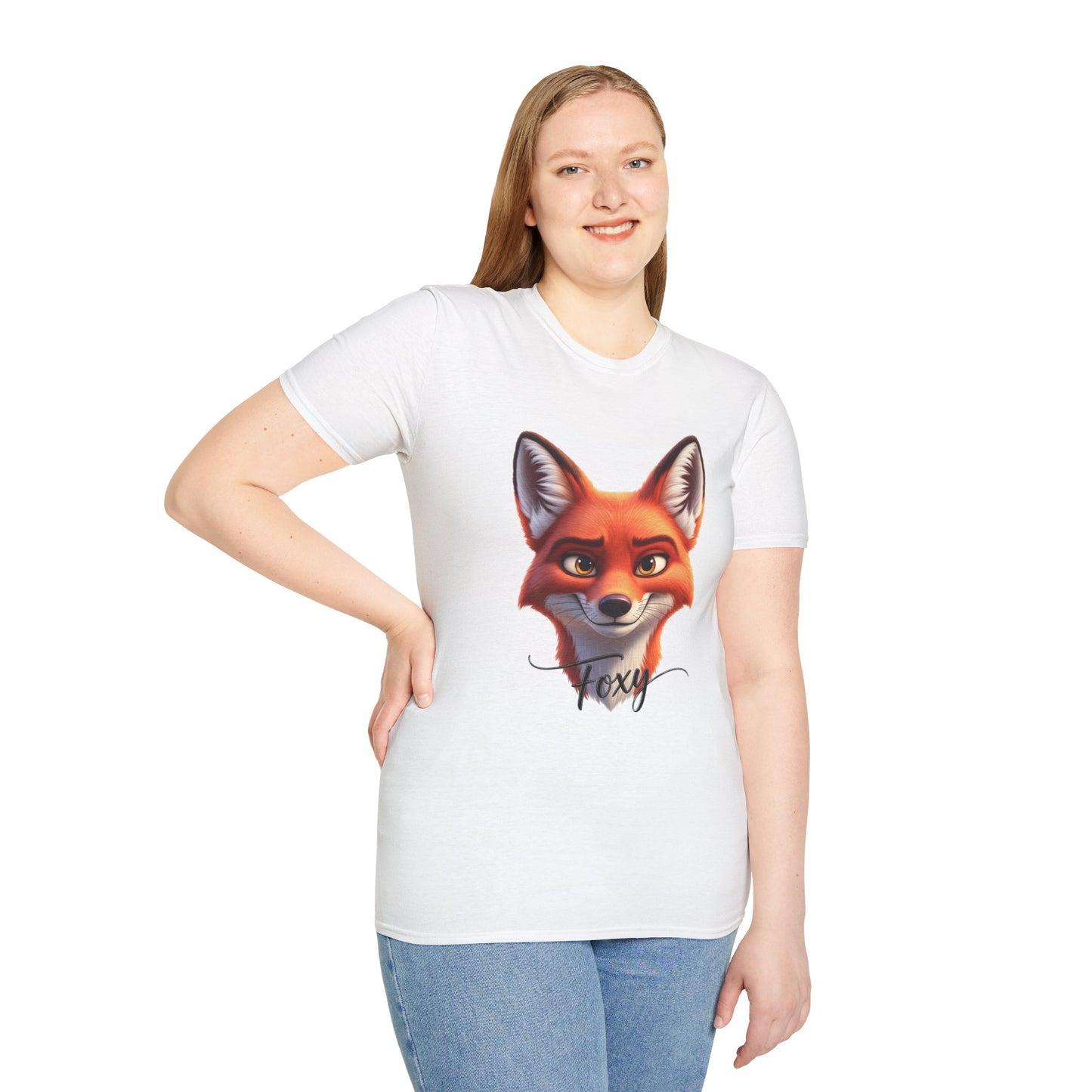 Foxy T-Shirt, Cute Fox Graphic Tee, Animal Lover Shirt, Fun And Confident Top, Playful Pun Gift, Soft Cotton Tee For Everyday Wear