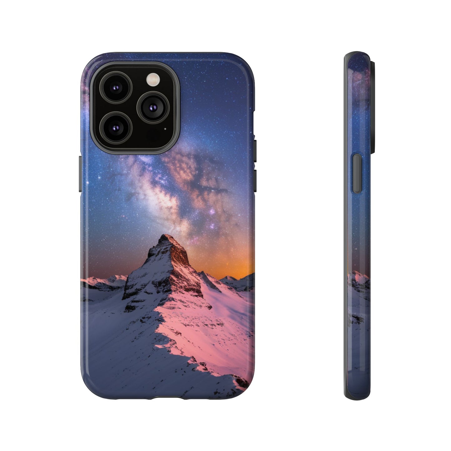 iPhone Case Mountain Top and Milky Way Nature Phone Case Unique Gift