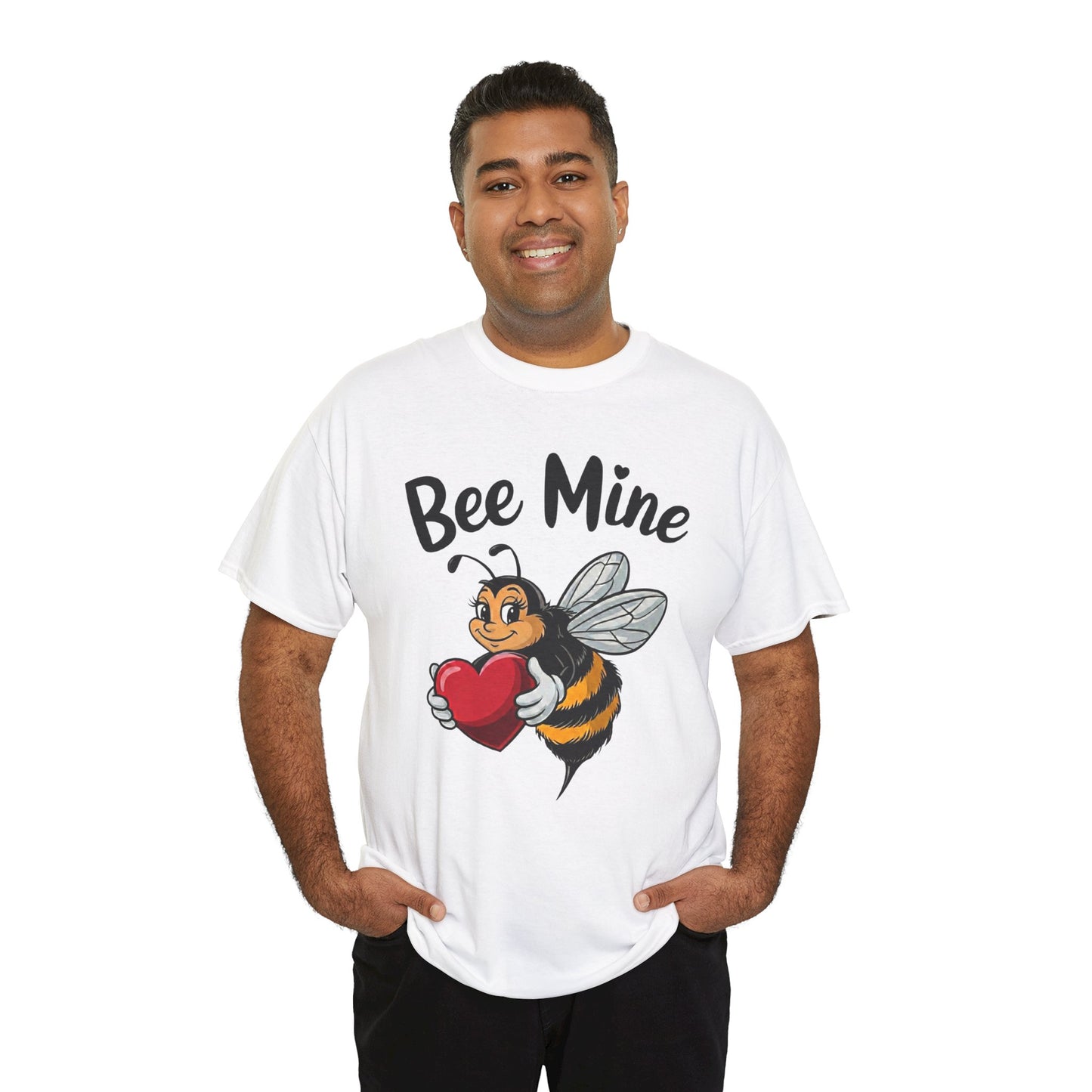 Bee Mine Shirt, Cute Valentine Shirt, Bee Love T Shirt, Funny Valentine Pun Tee, Heart Bee Graphic Shirt, Valentine Gift