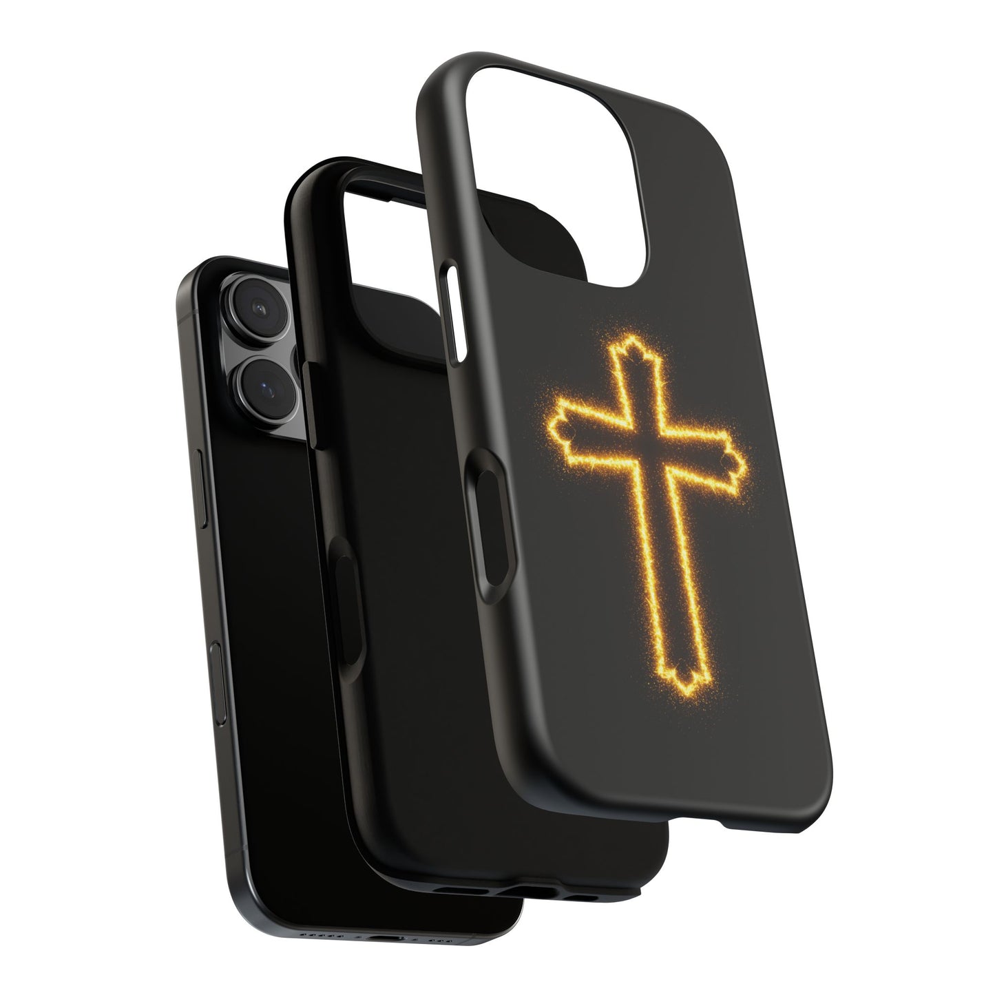 Glowing Cross Phone Case - Faith-Inspired Tough Cases