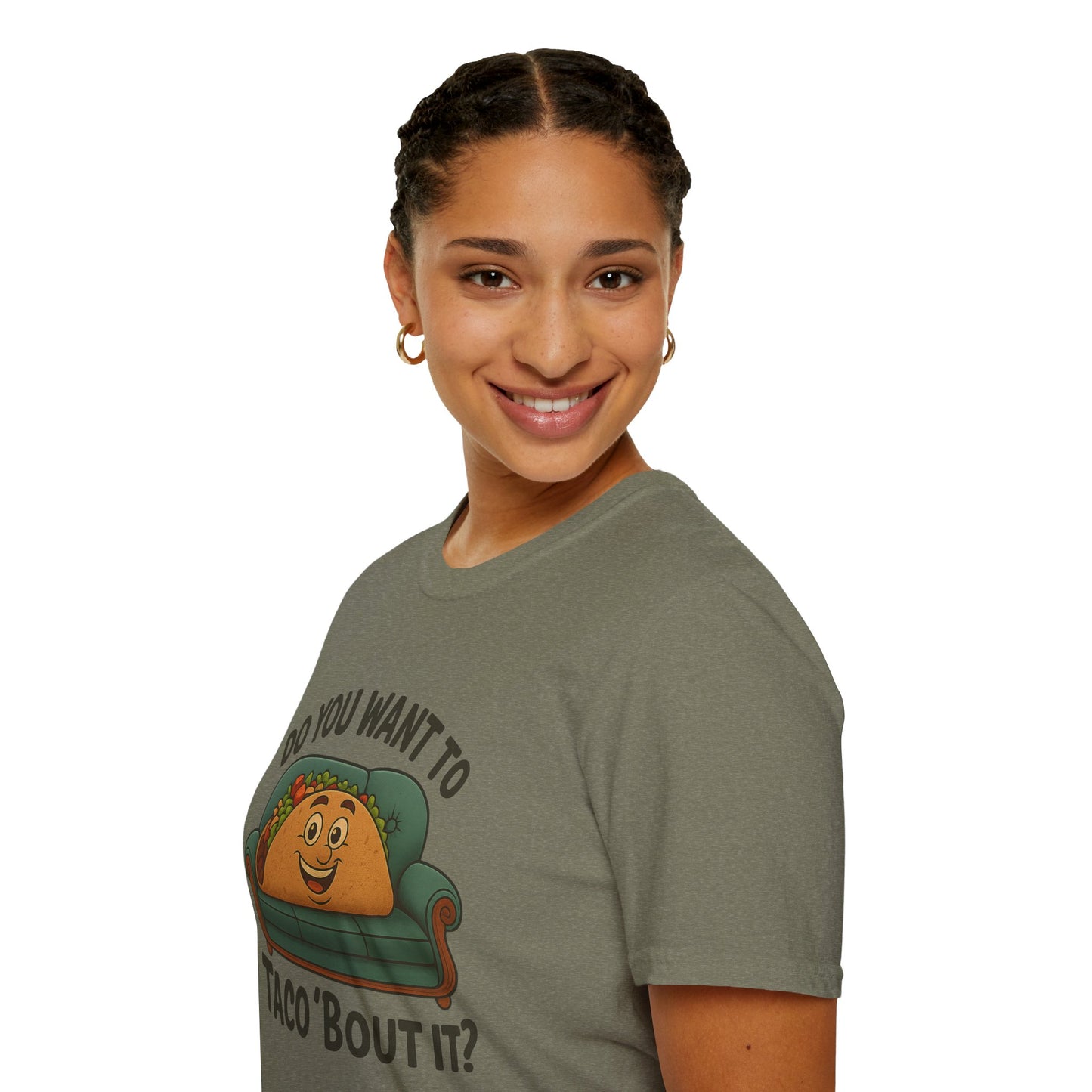 Do You Want to Taco ‘Bout It? Funny Taco Shirt - Cute Foodie Tee - Pun Humor Gift - Food Lover T-Shirt - Cinco de Mayo Outfit