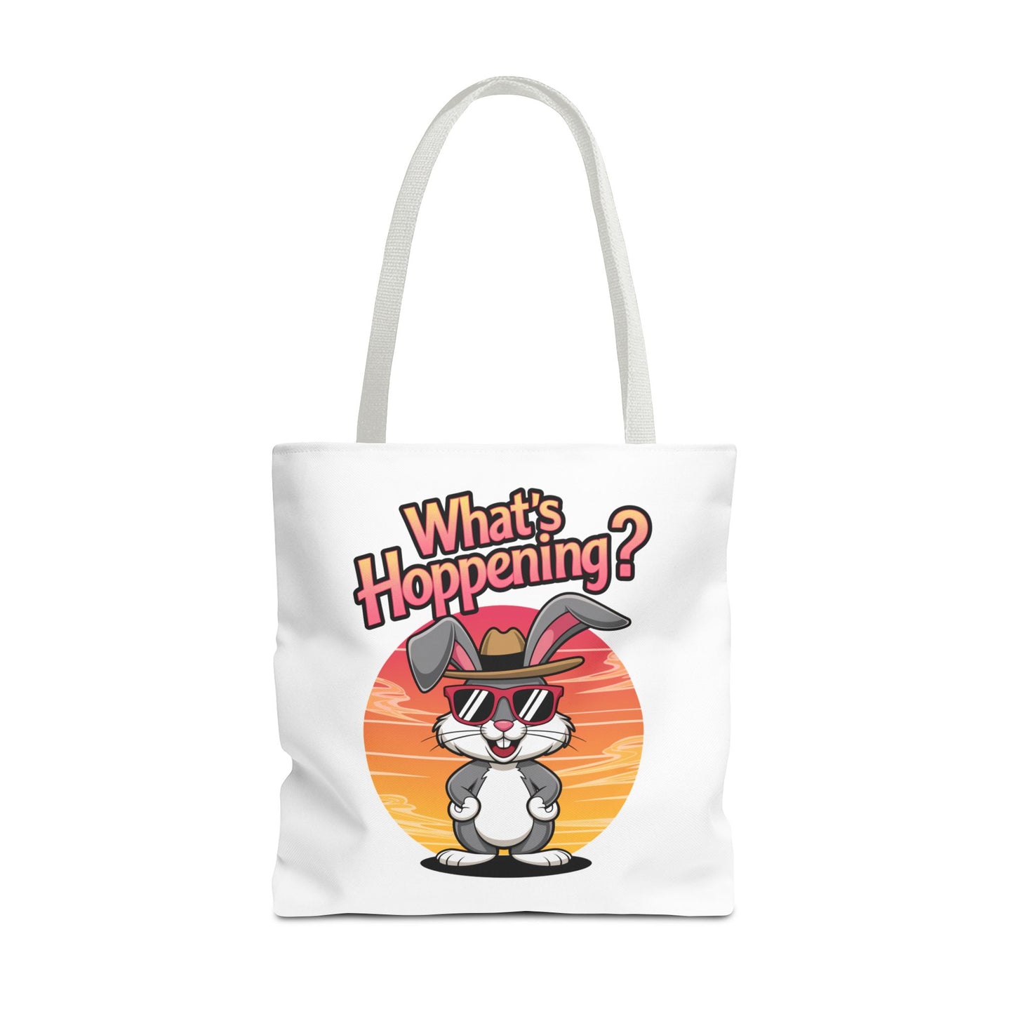 Bunny Tote Bag - 'What's Hoppening'