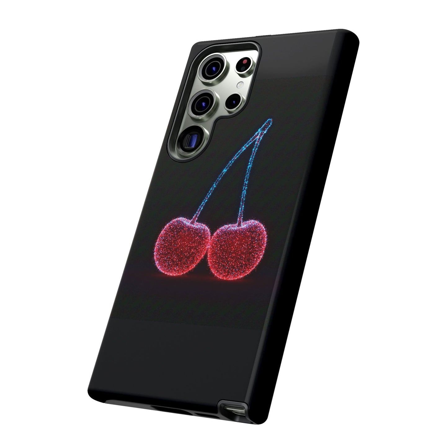 Samsung Phone Case Sparkling Cherries Phone Case Cherry Samsung Case Cherry Phone Case