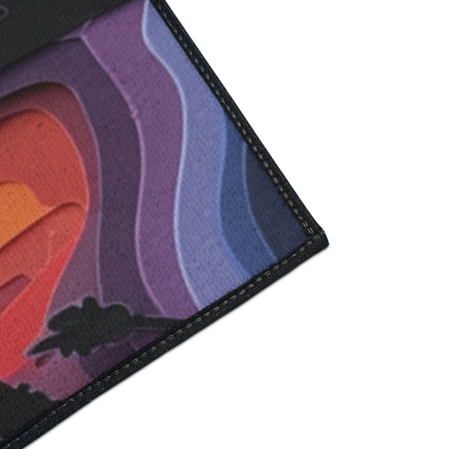 Floor Mat - Paper Art Sunset design
