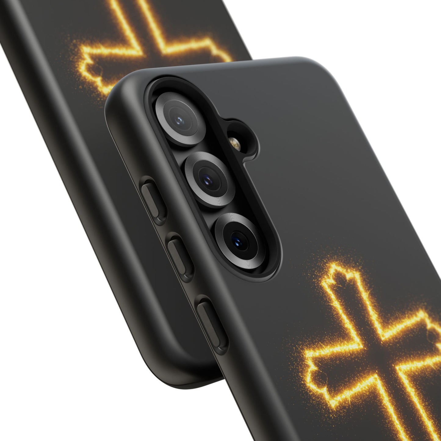 Glow-in-the-Dark Cross Samsung Phone Case - Tough Samsung Cases for Faithful Protection