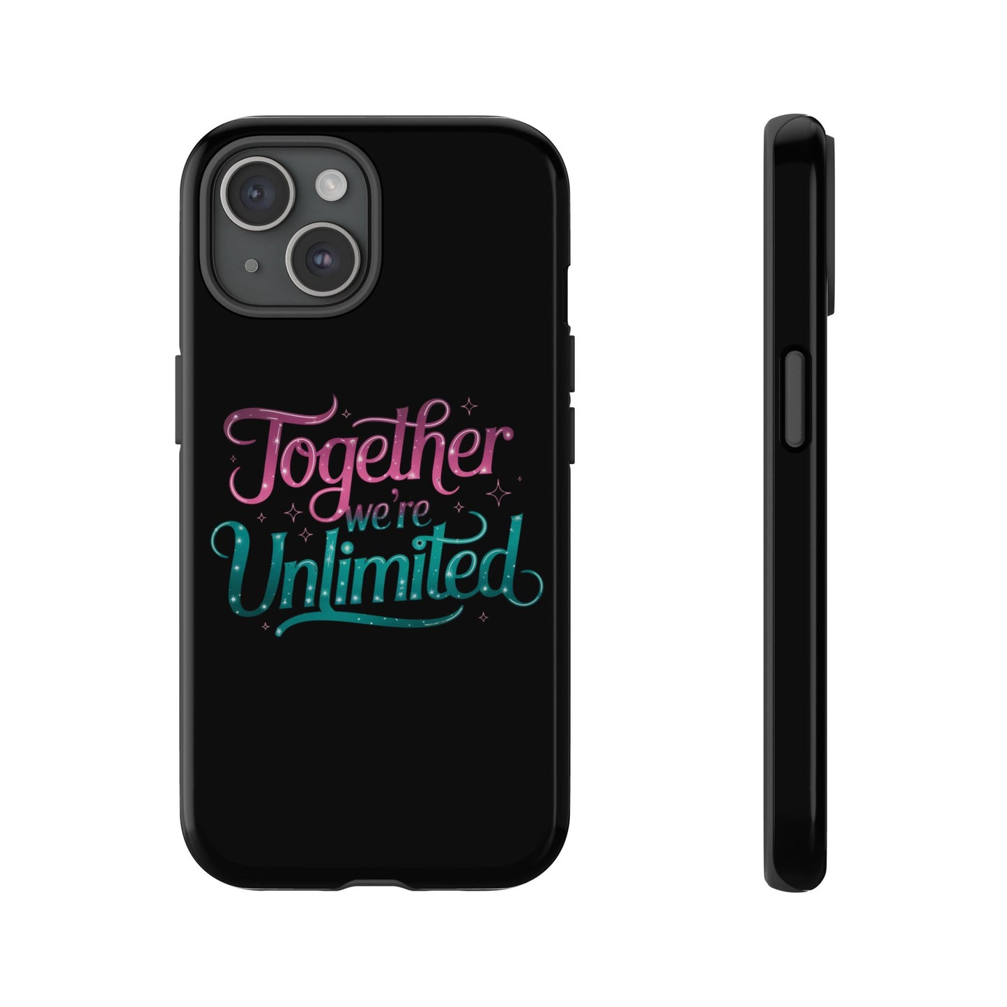 iPhone Case with Musical Quote Together We're Unlimited Musical Phone Case