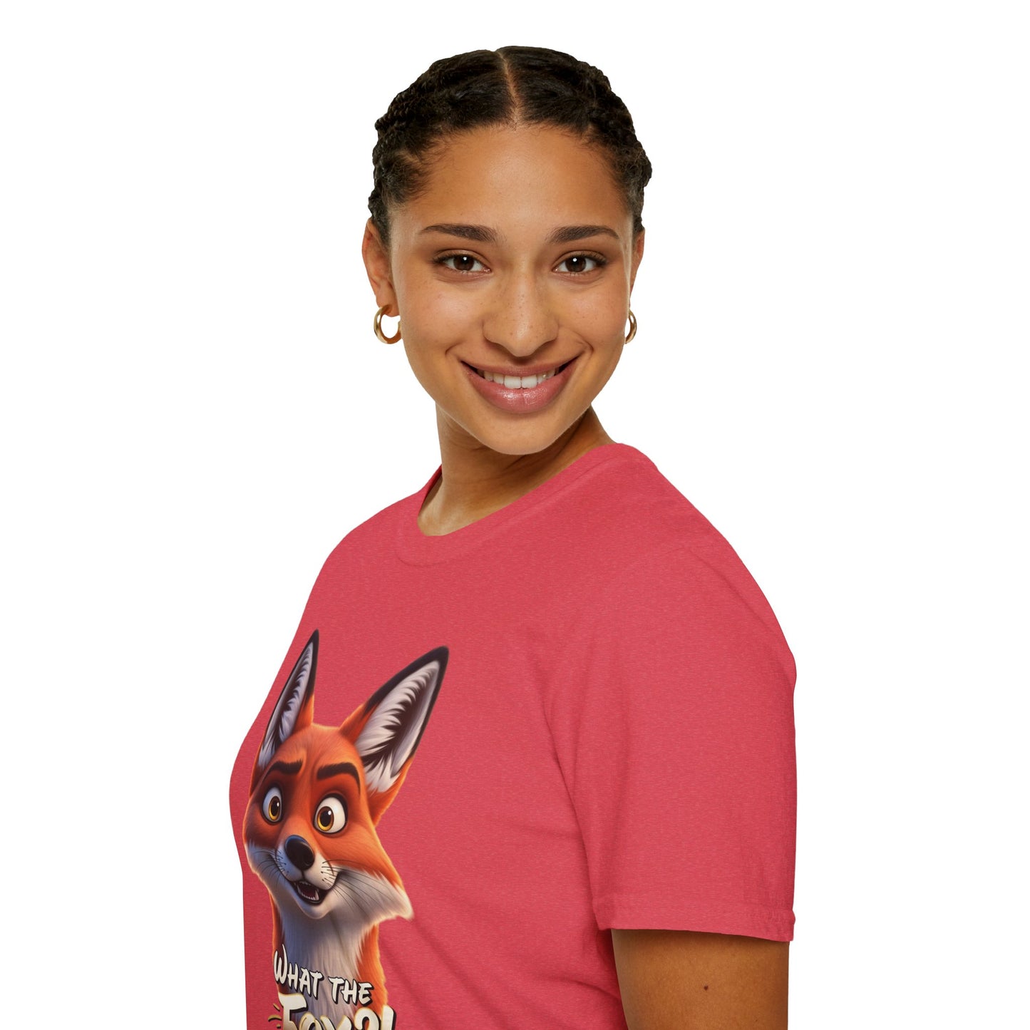 What The Fox T-Shirt, Funny Fox Graphic Tee, Animal Lover Shirt, Cute Pun Gift, Woodland Animal Top, Fun Casual Shirt For Men And Women