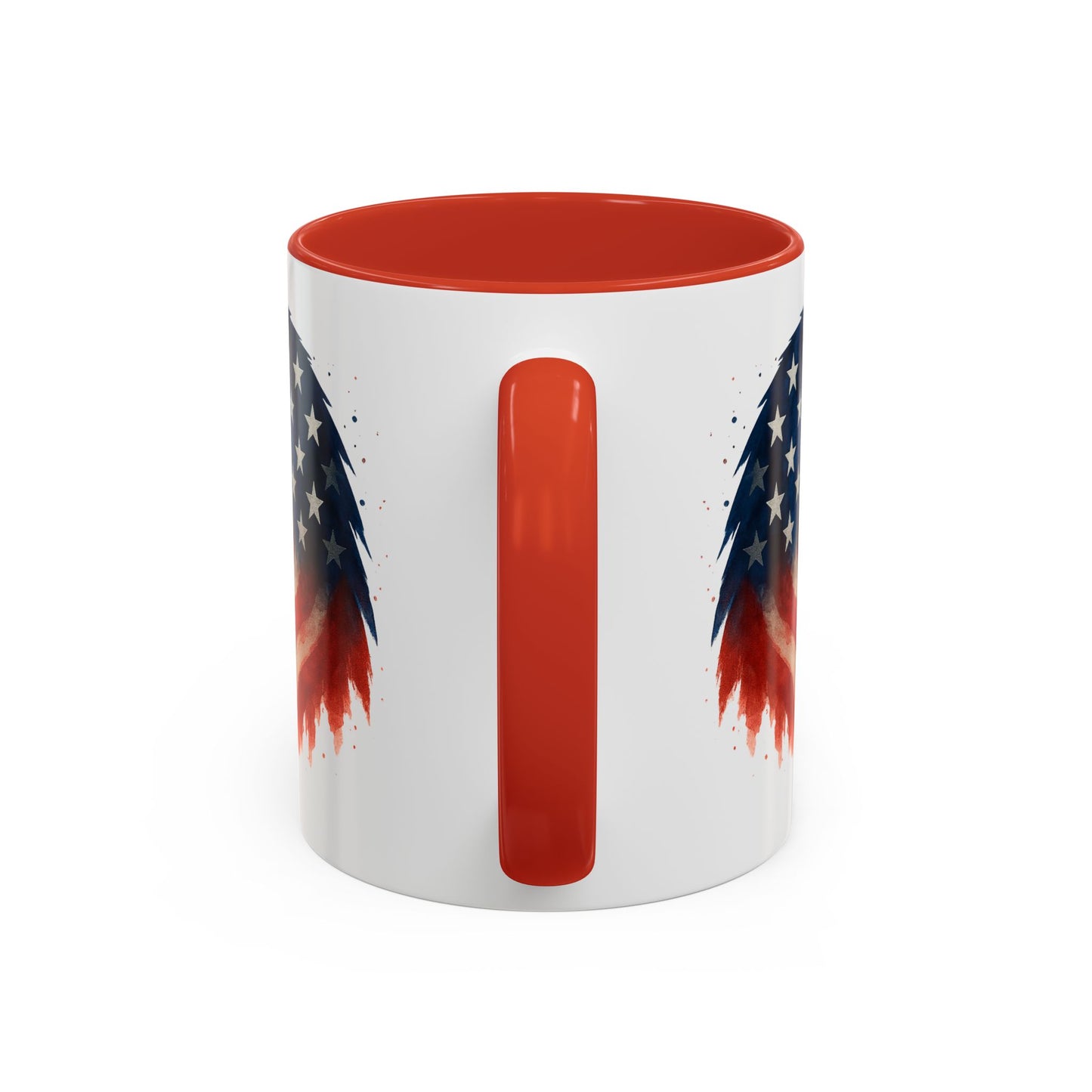 American Flag Eagle Mug - Patriotic Coffee Cup - USA Bald Eagle Gift - 4th of July Mug - Independence Day Drinkware - Veteran Gift