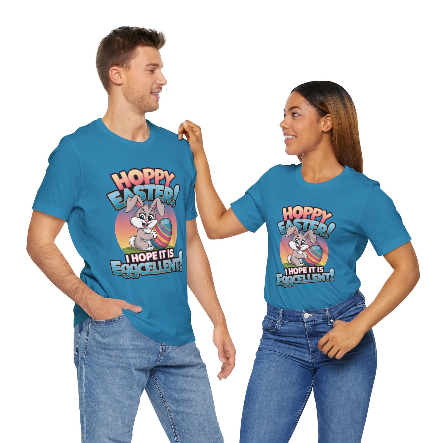 Happy Easter Unisex Tee Easter Shirt Easter Bunny T Shirt Easter Apparel Easter Bunny Outfit