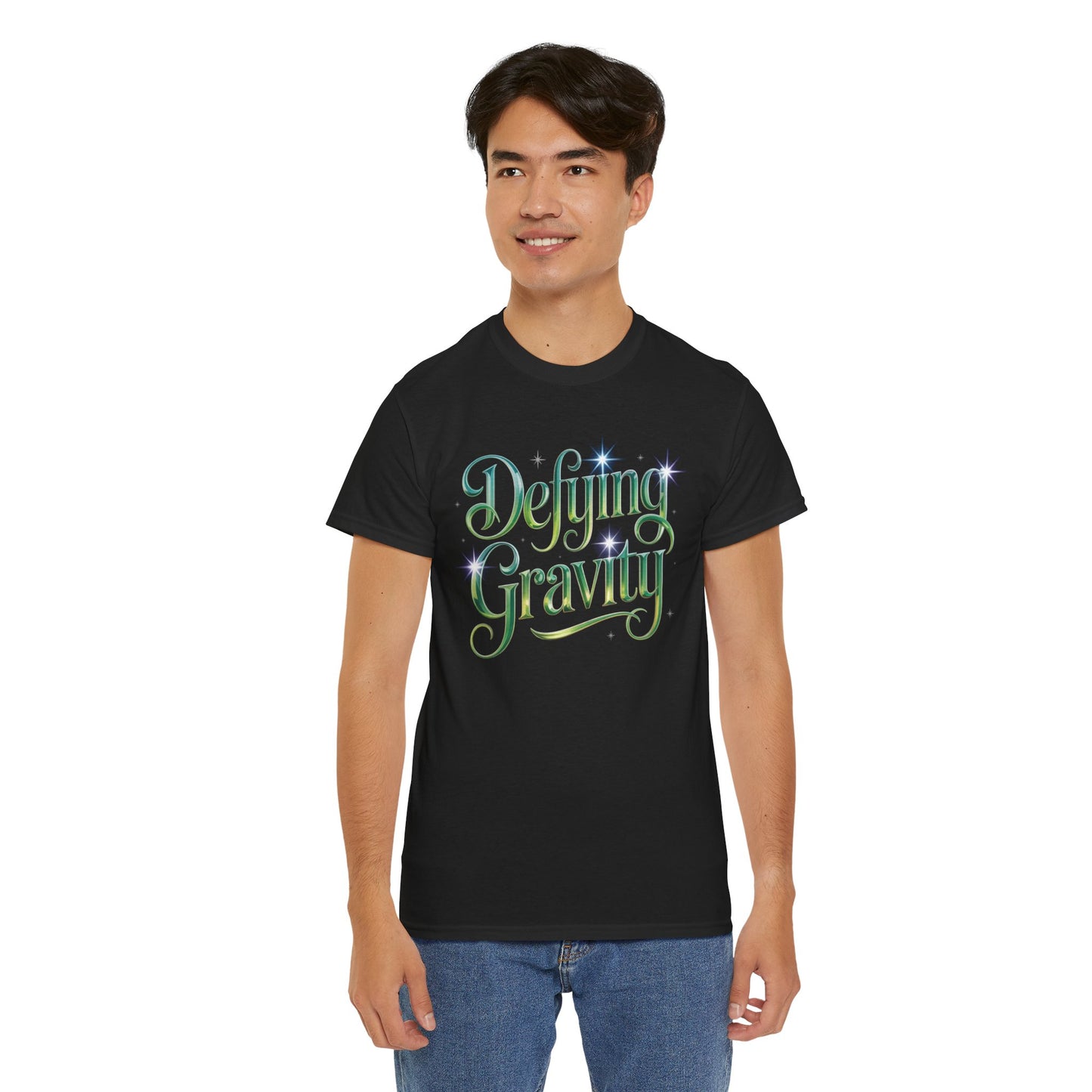 Defying Gravity Wicked Musical Quote Tee – Broadway Fan Shirt, Inspirational Wizard of Oz Graphic Tee, Musical Theatre Unisex T-Shirt