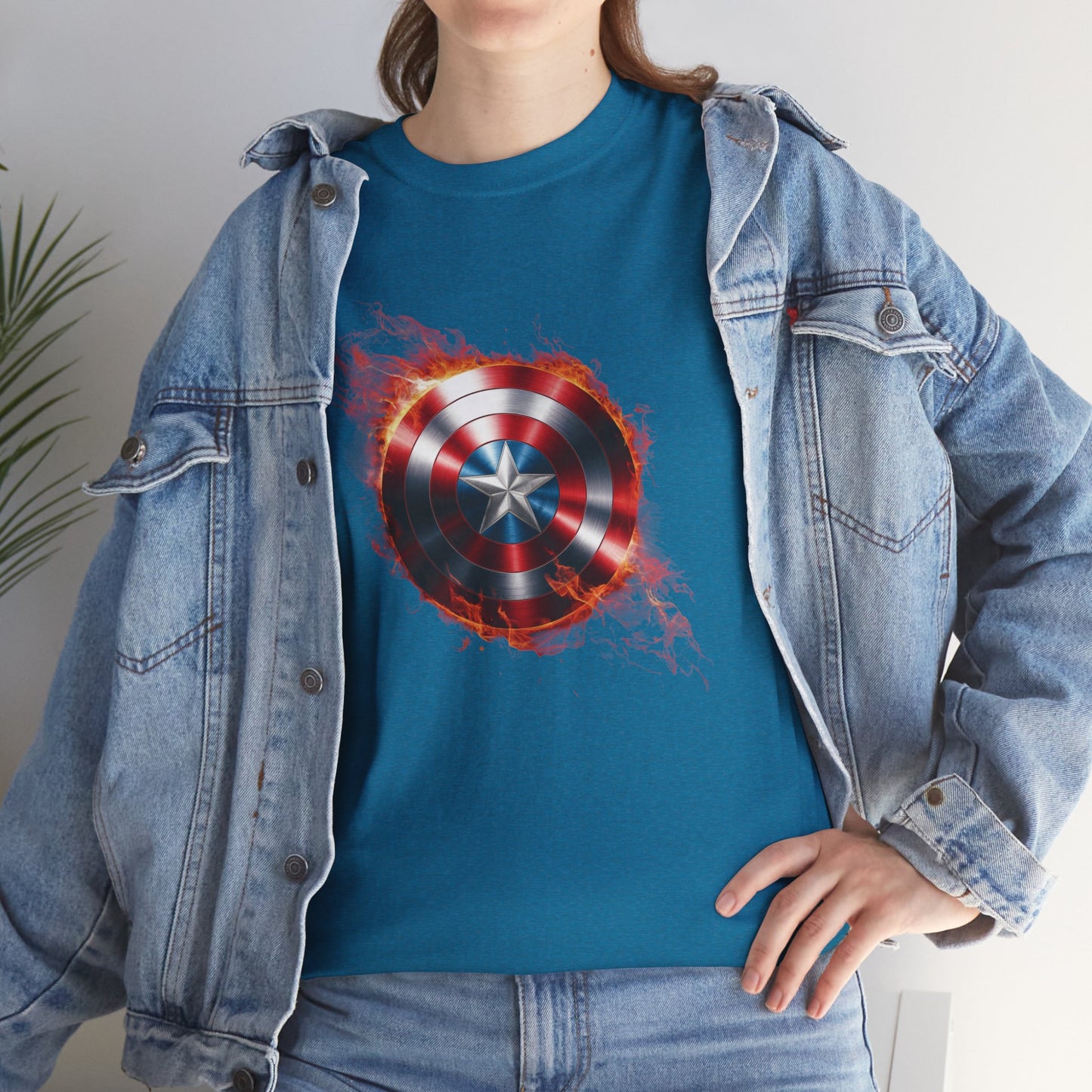 Captain America Flame Tee
